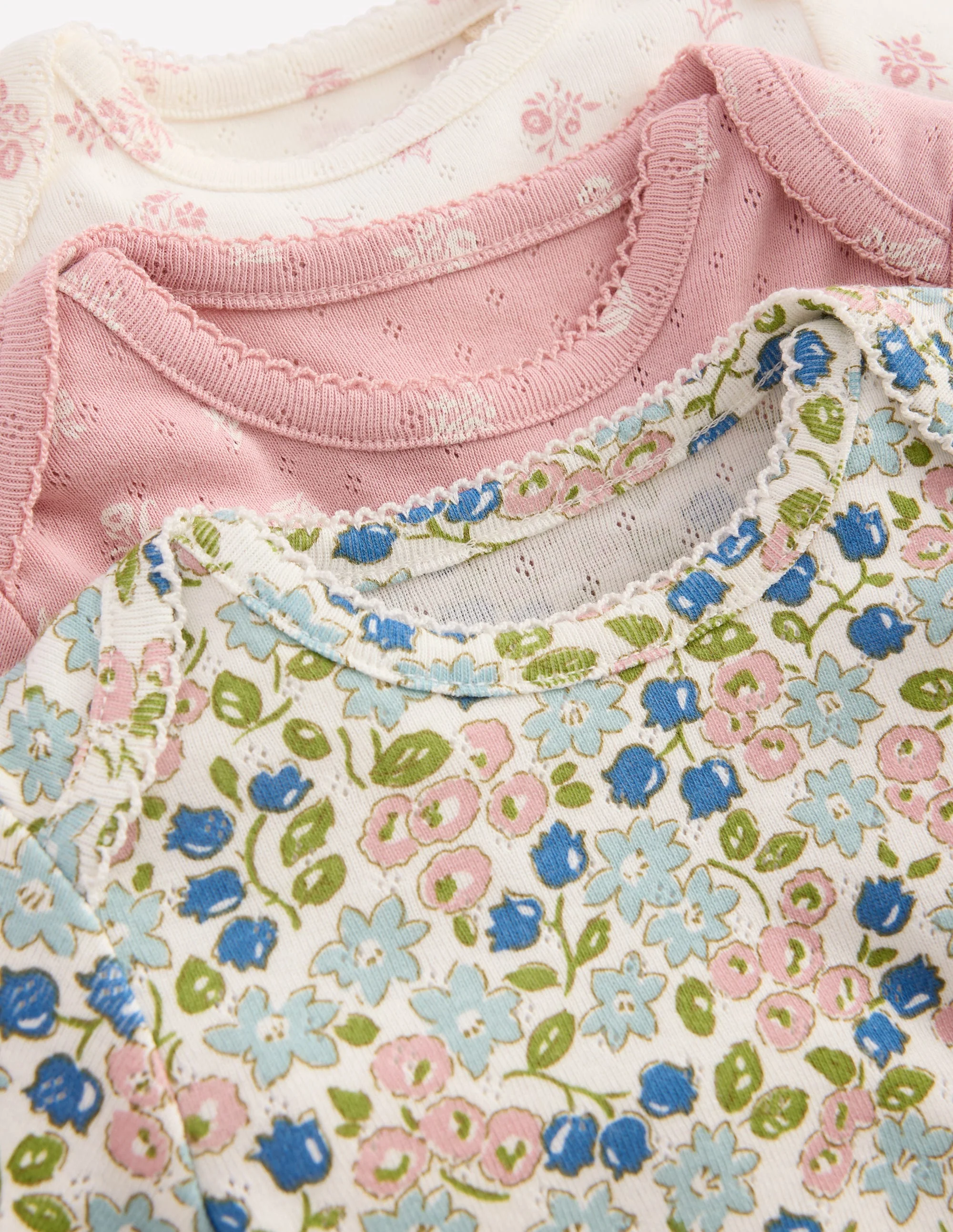 3-pack Pointelle Bodies-Multi Ditsy Floral - Image 3