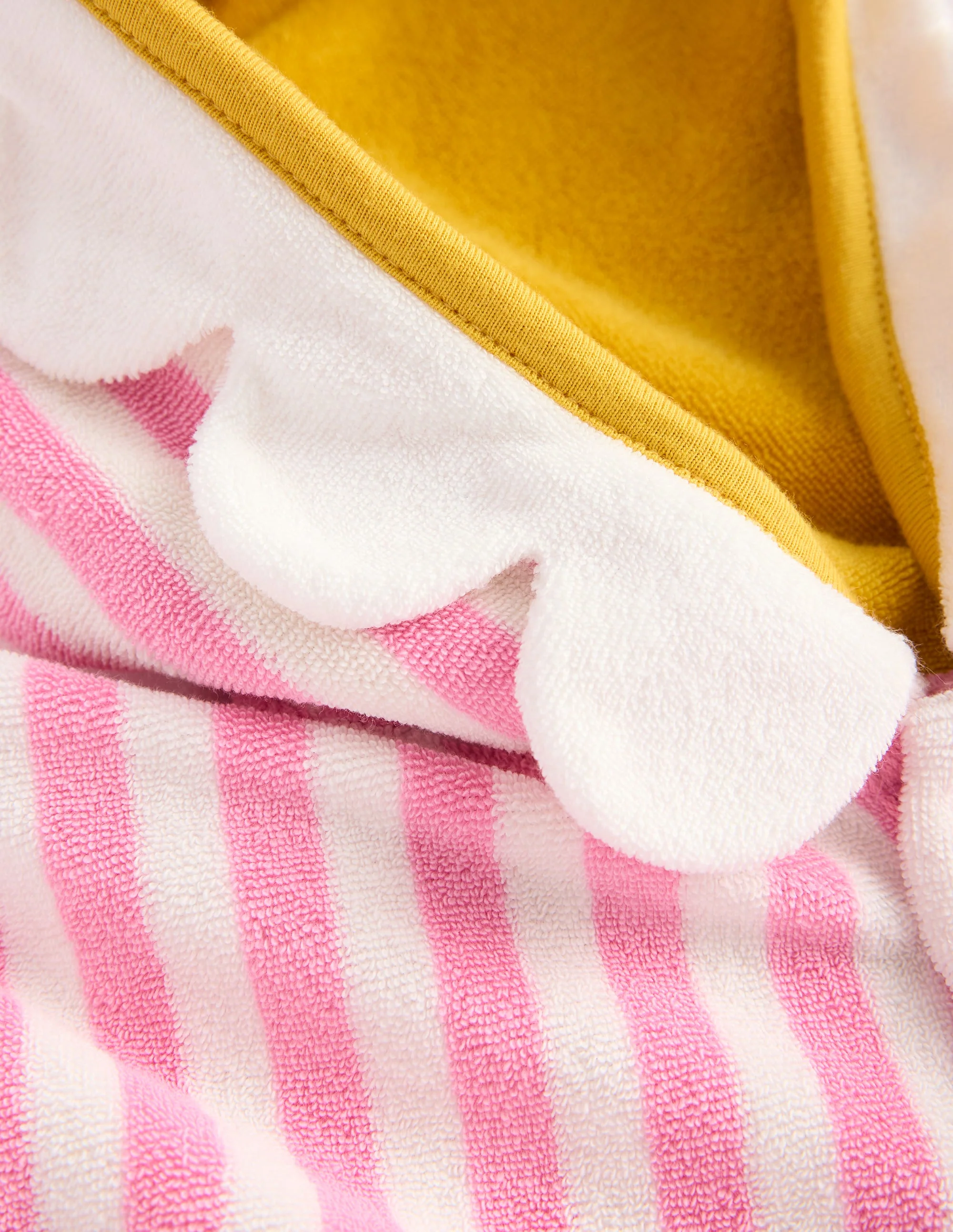 Novelty Towelling Throw-on-Pink Flower - Image 3