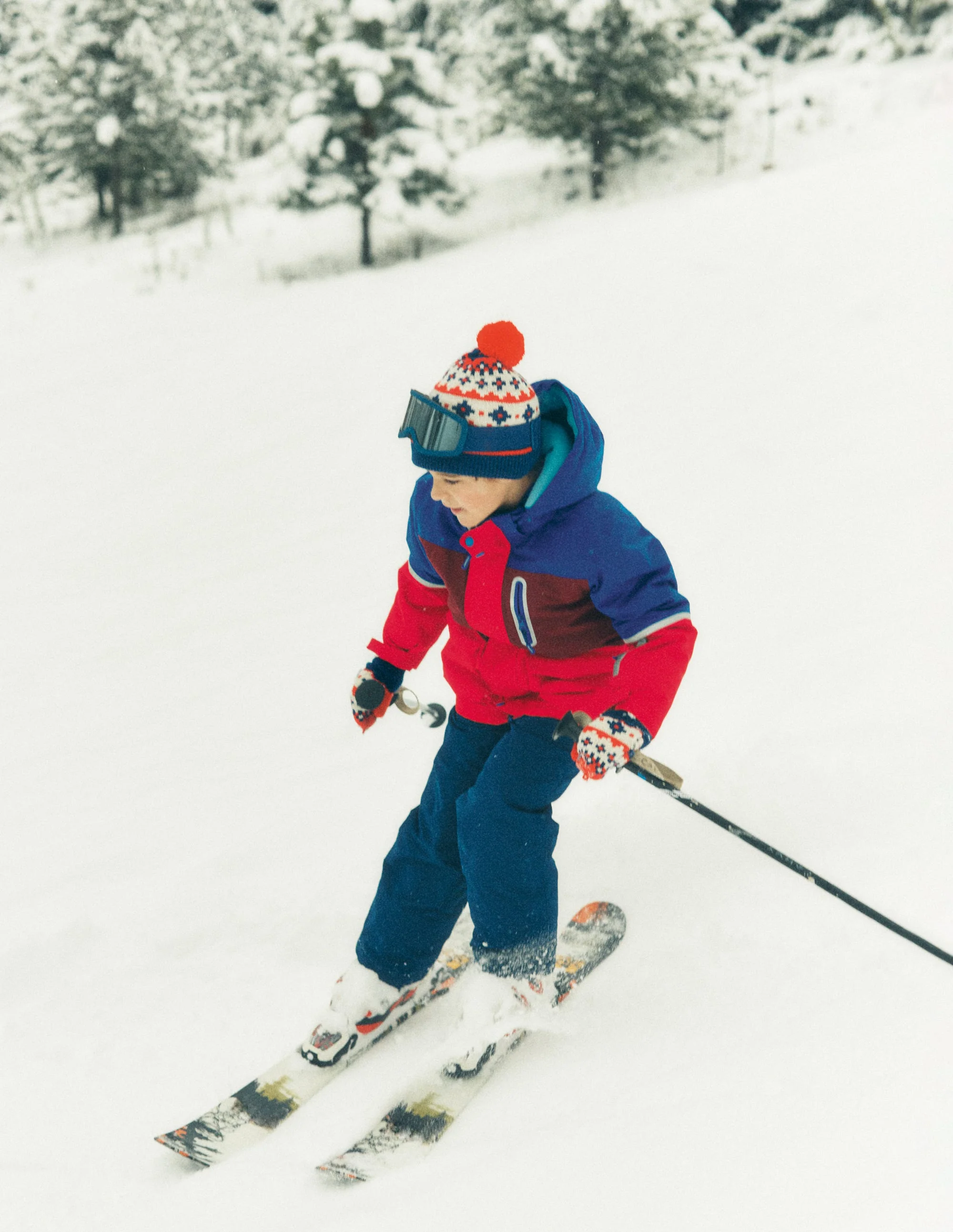 All-weather Waterproof Coat-Red Chevron Colourclock - Image 6