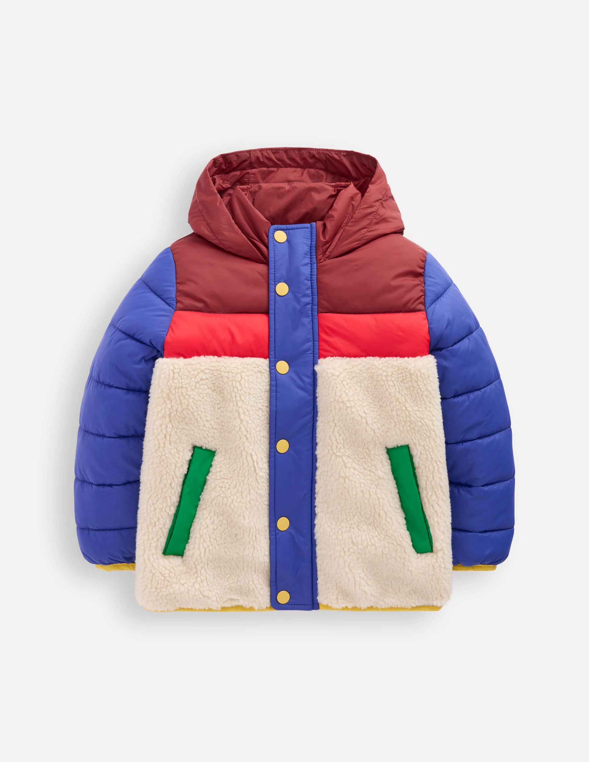 Borg Mix Jacket-Multi - Image 7