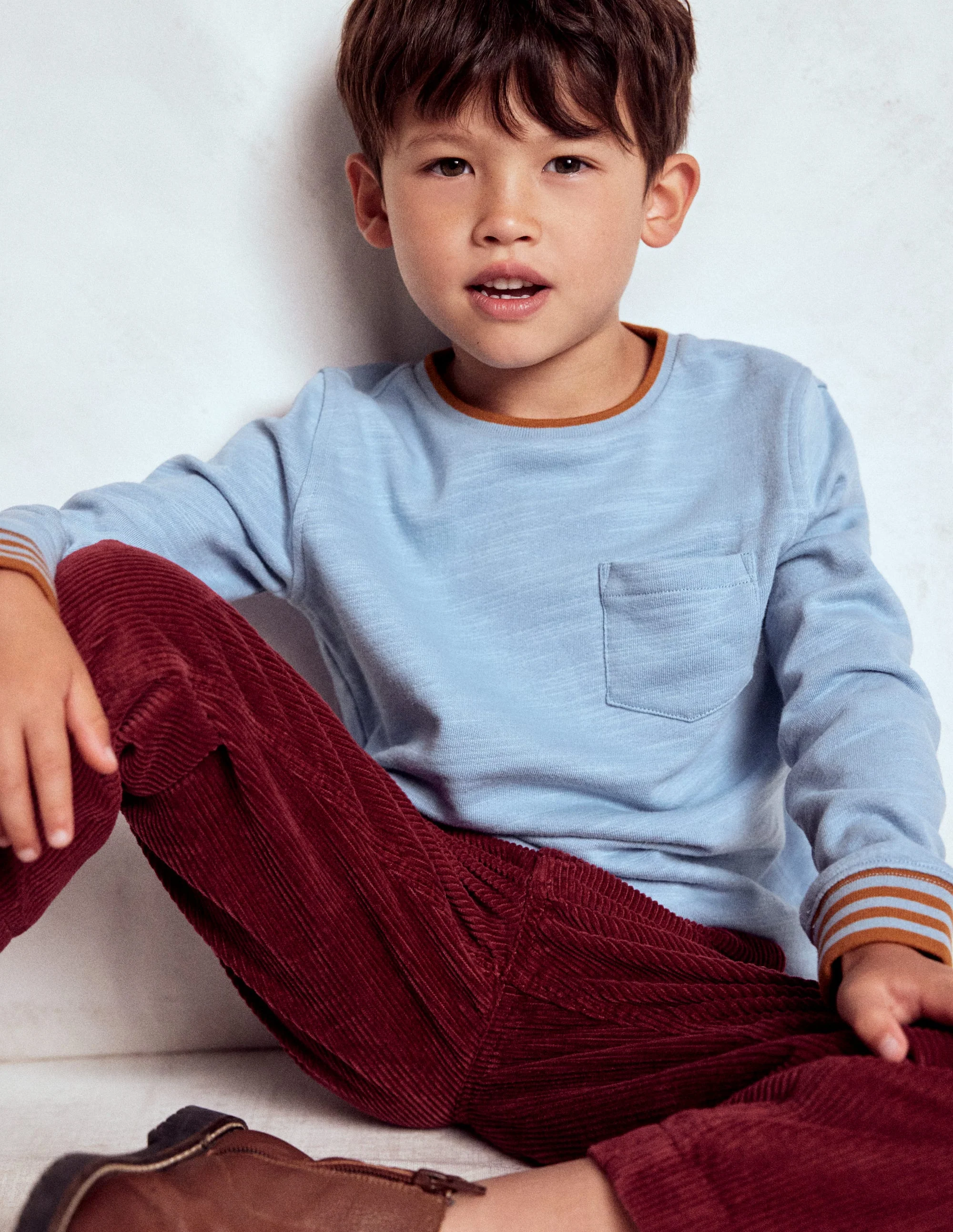 Cosy Mid-weight T-shirt-Glacier Blue - Image 3