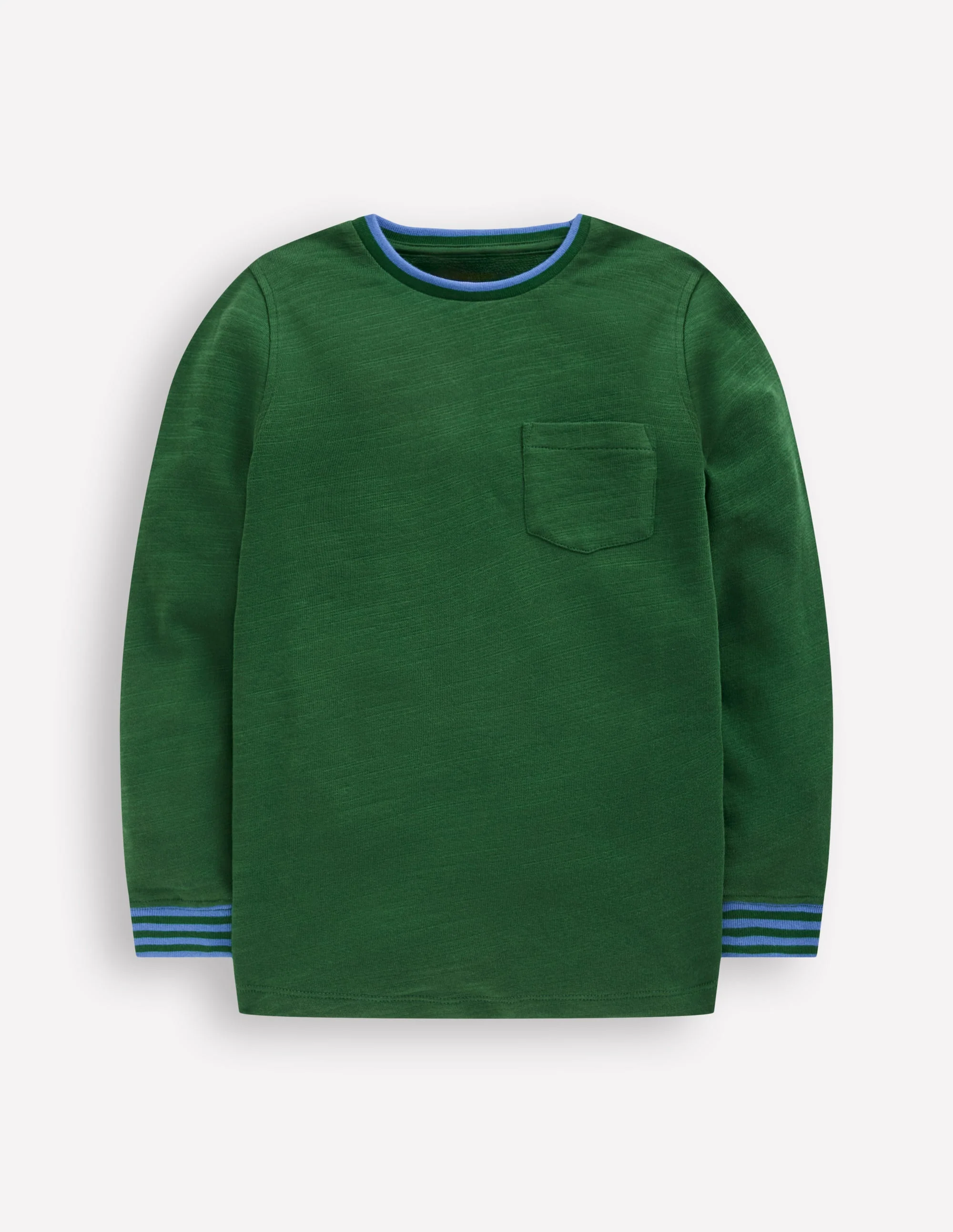 Cosy Mid-weight T-shirt-Pine Green - Image 4