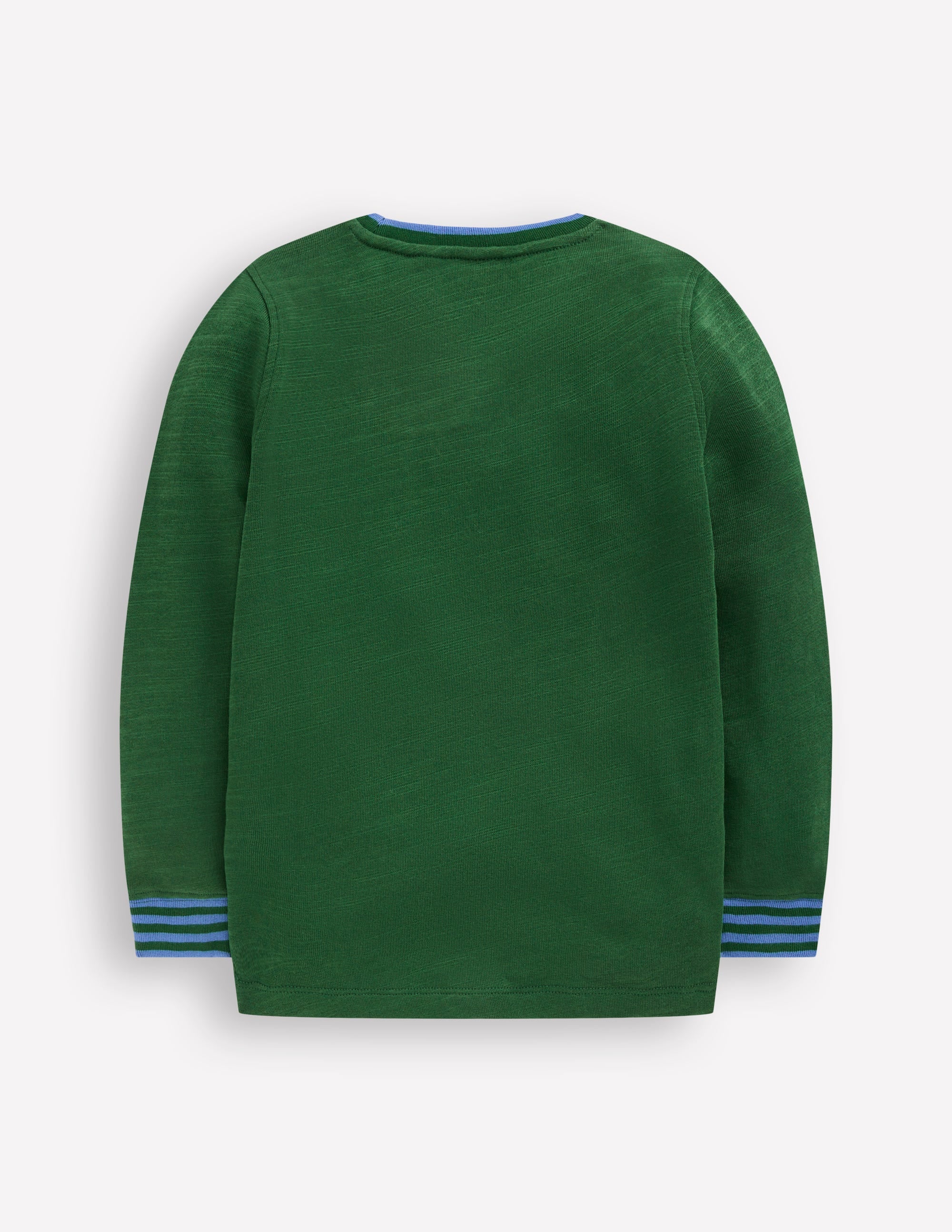 Cosy Mid-weight T-shirt-Pine Green - Image 5
