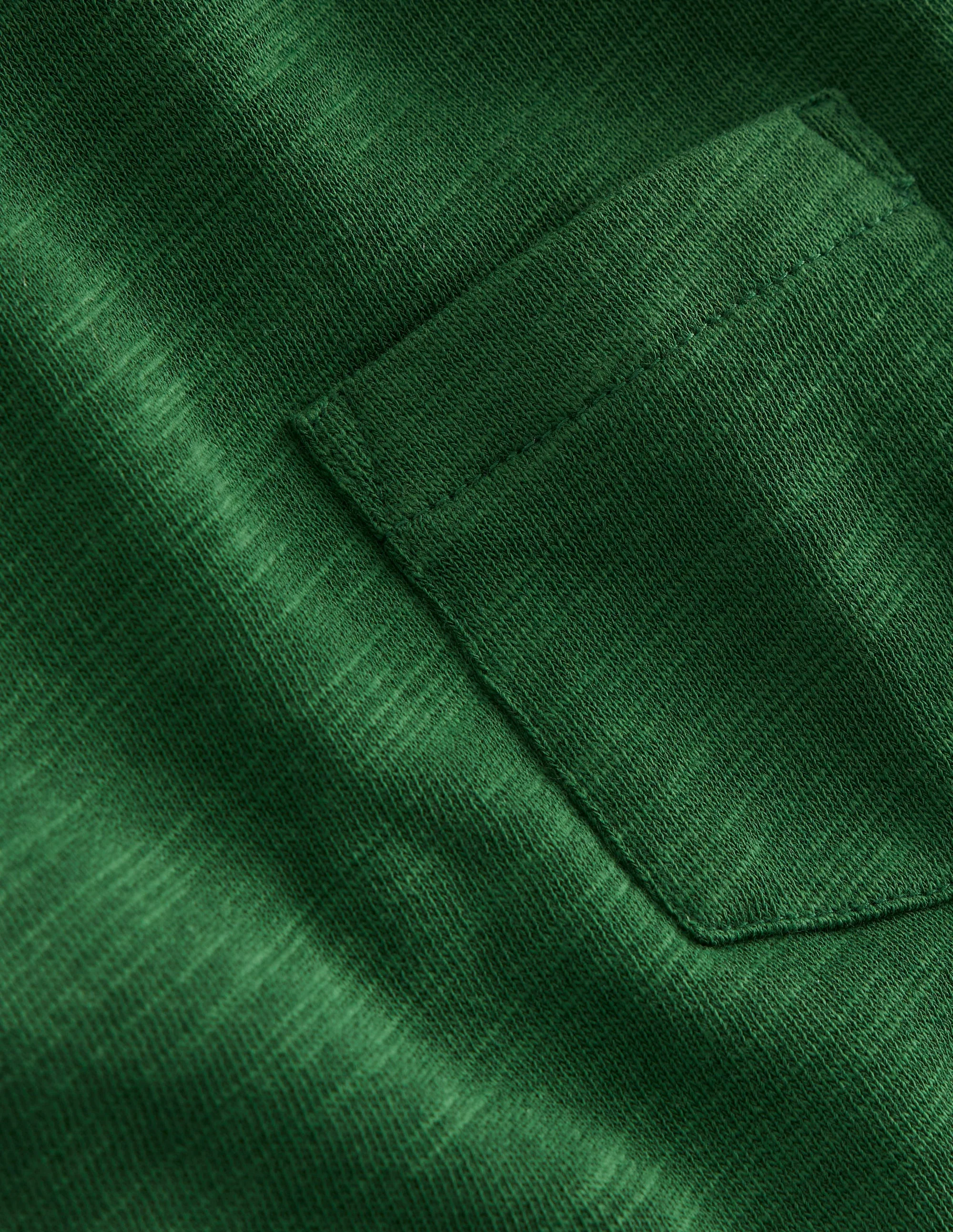 Cosy Mid-weight T-shirt-Pine Green - Image 6