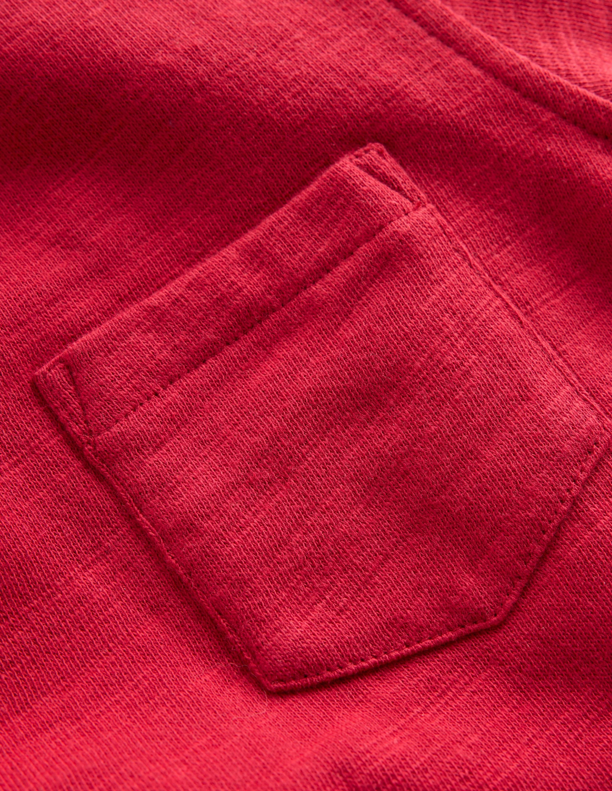 Cosy Mid-weight T-shirt-Red Liquorice/ Sapphire Blue - Image 6