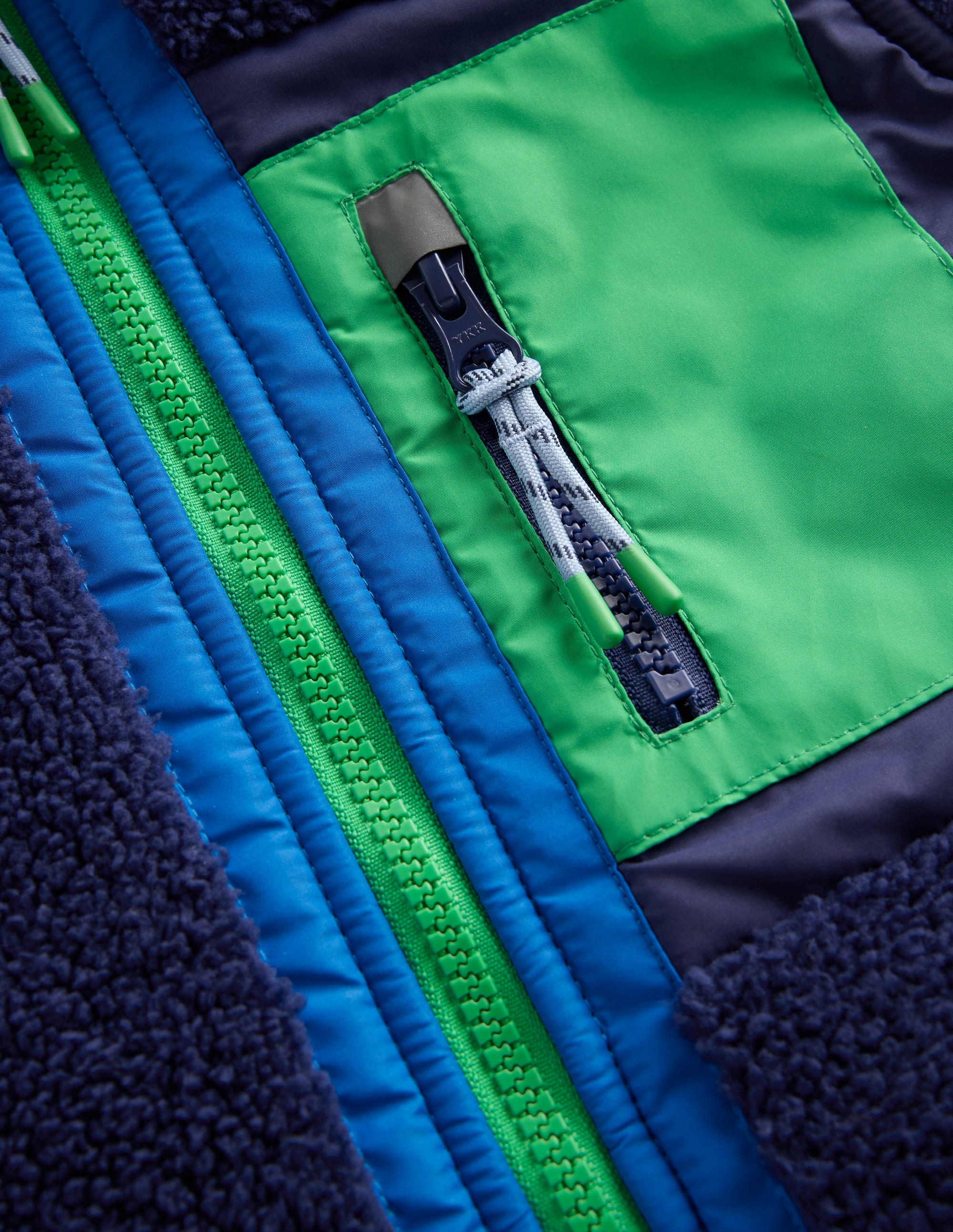 Cosy Windproof Fleece-Navy - Image 3