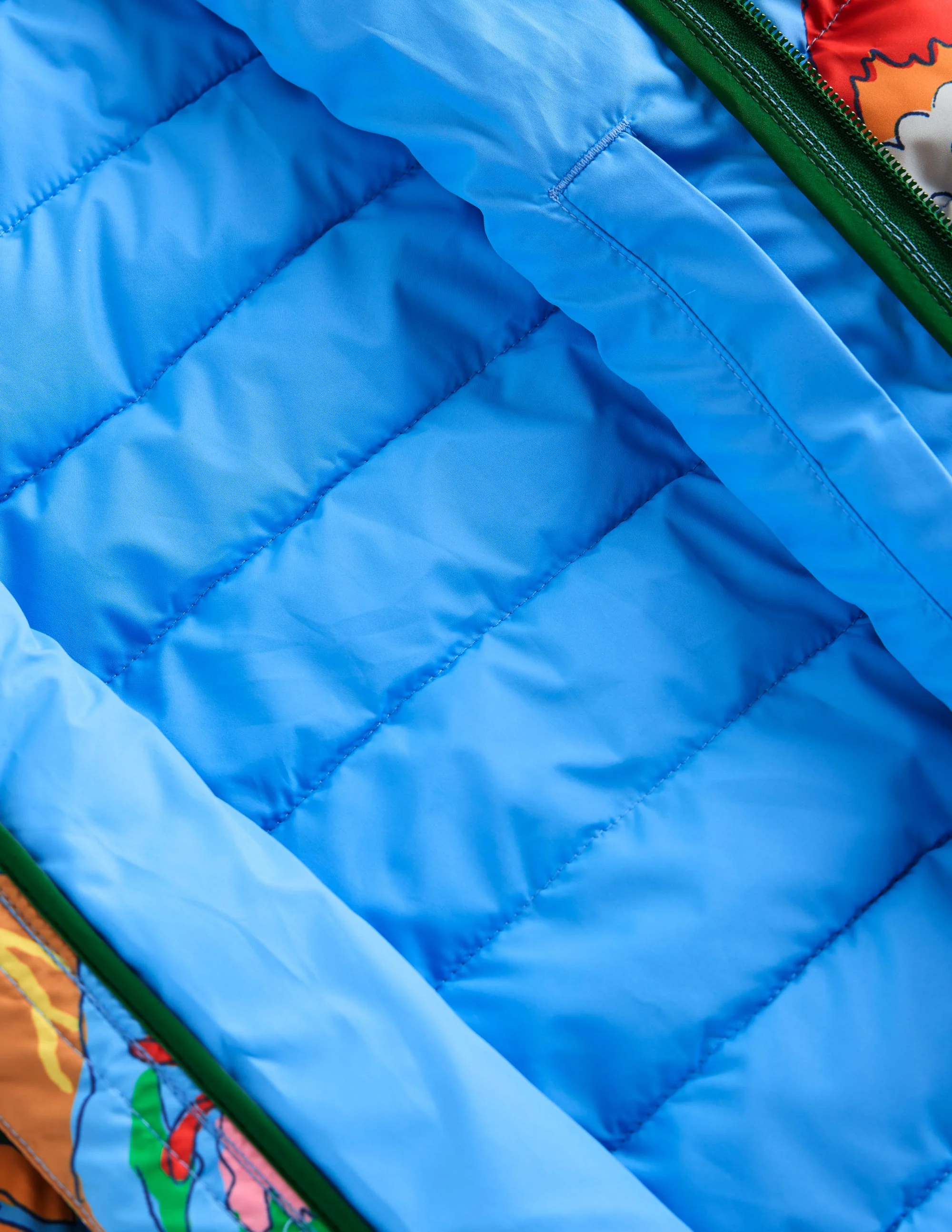 Pack-away Padded Jacket-Multi Volcanoes - Image 7