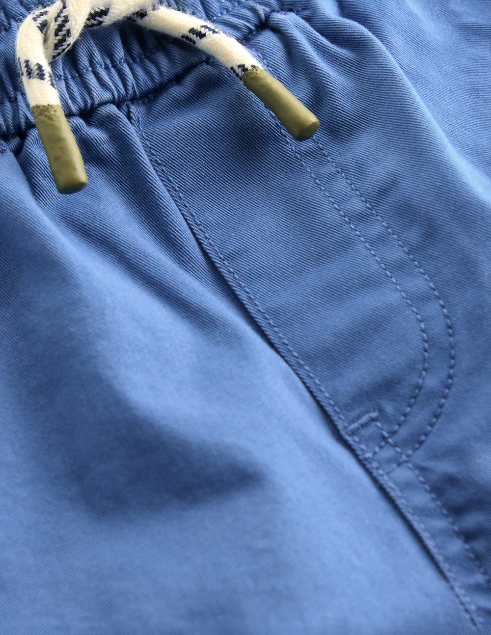 Slim Pull-On Trousers-Blue River - Image 3