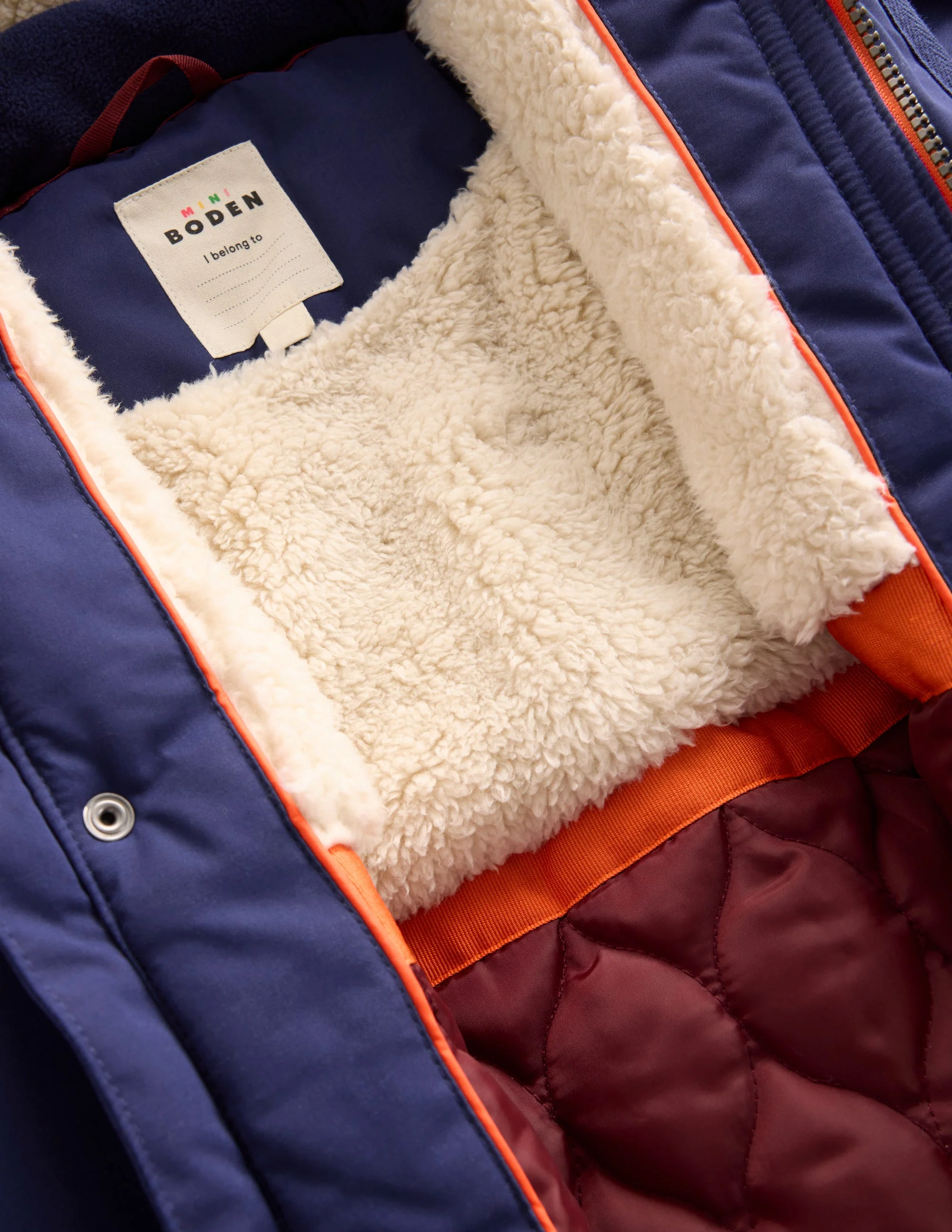 Waterproof Parka-College Navy - Image 5