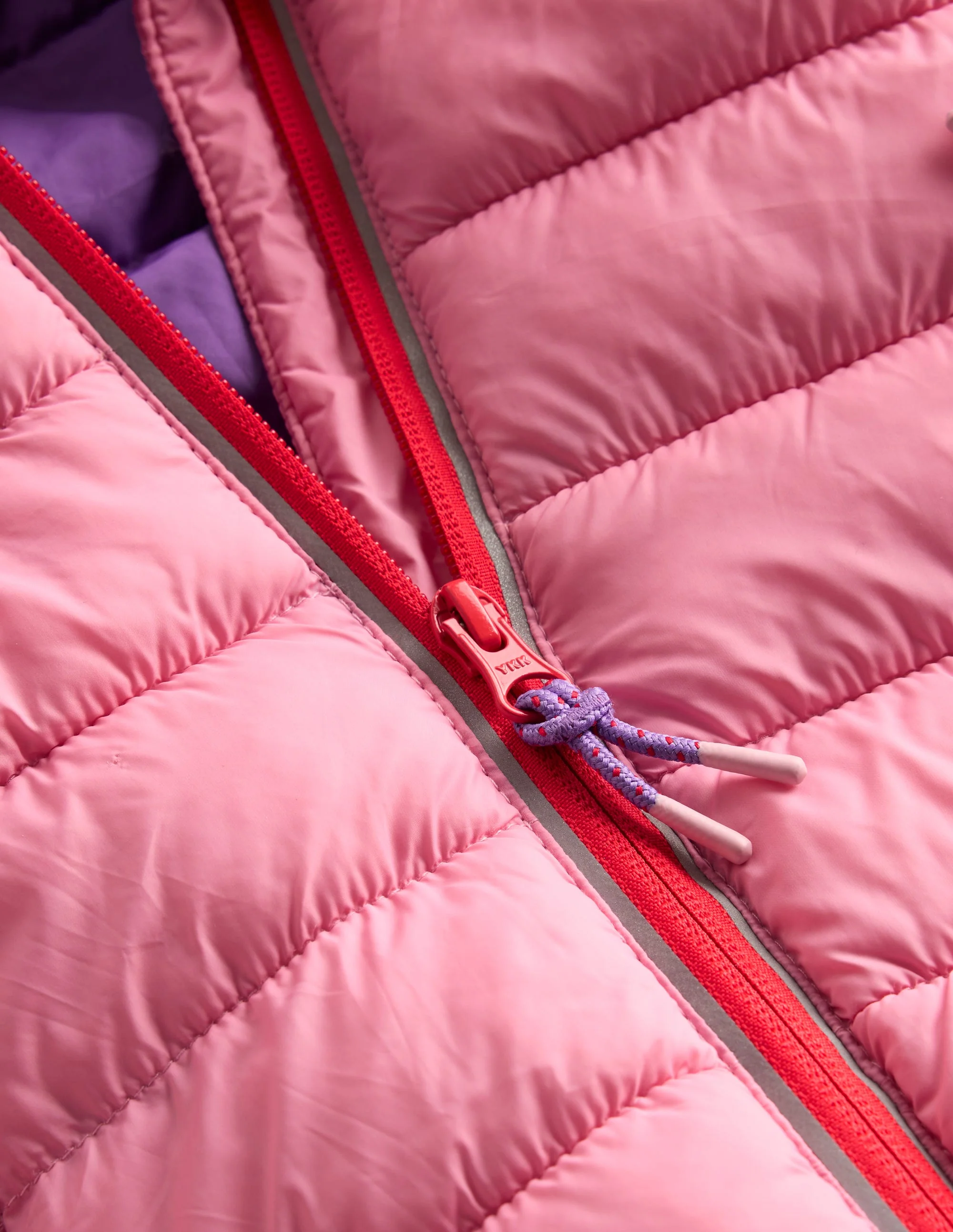 Pack-away Padded Jacket-Pink - Image 3
