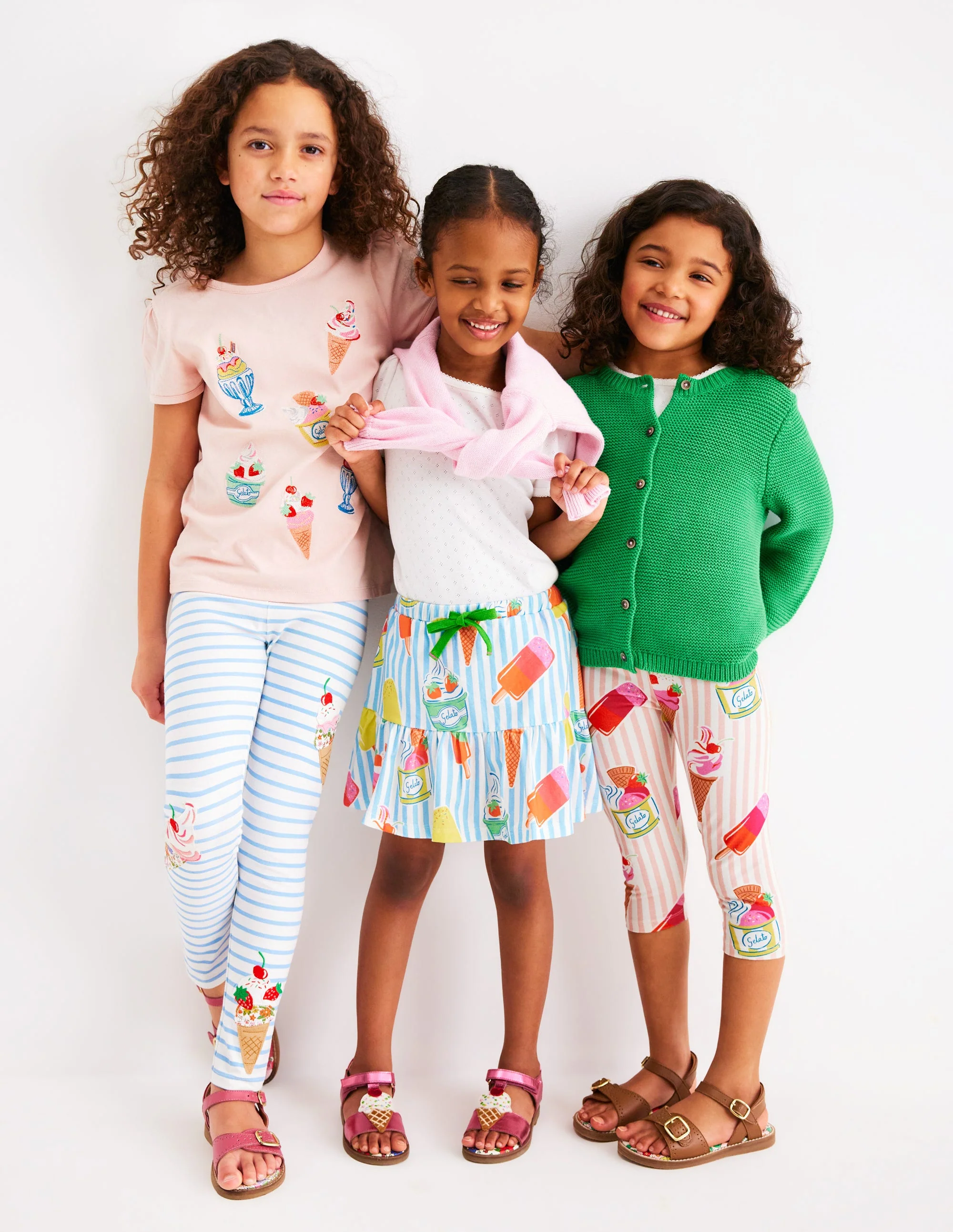 Puff Sleeve Superstitch Top-Chalk Pink Ice Creams - Image 4