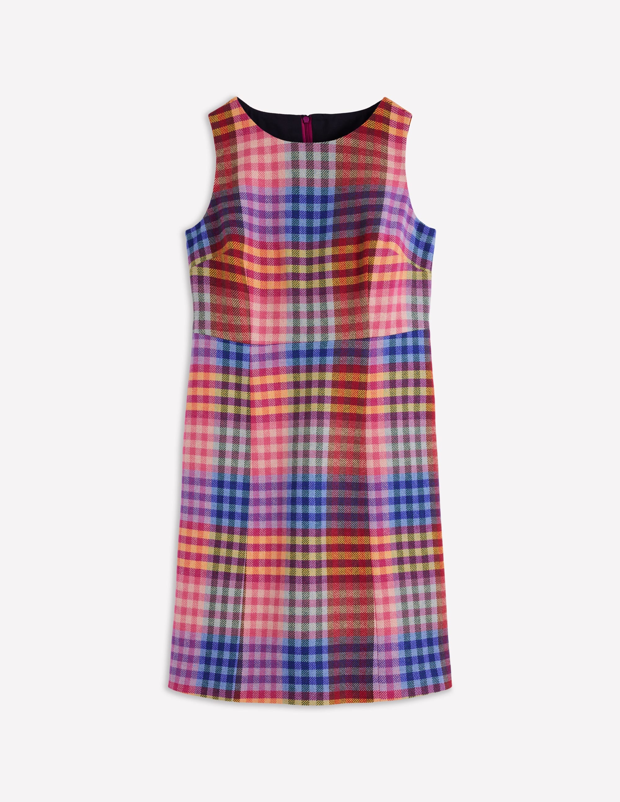 Annie Check Shift Dress-Rainbow Multigingham - Image 6