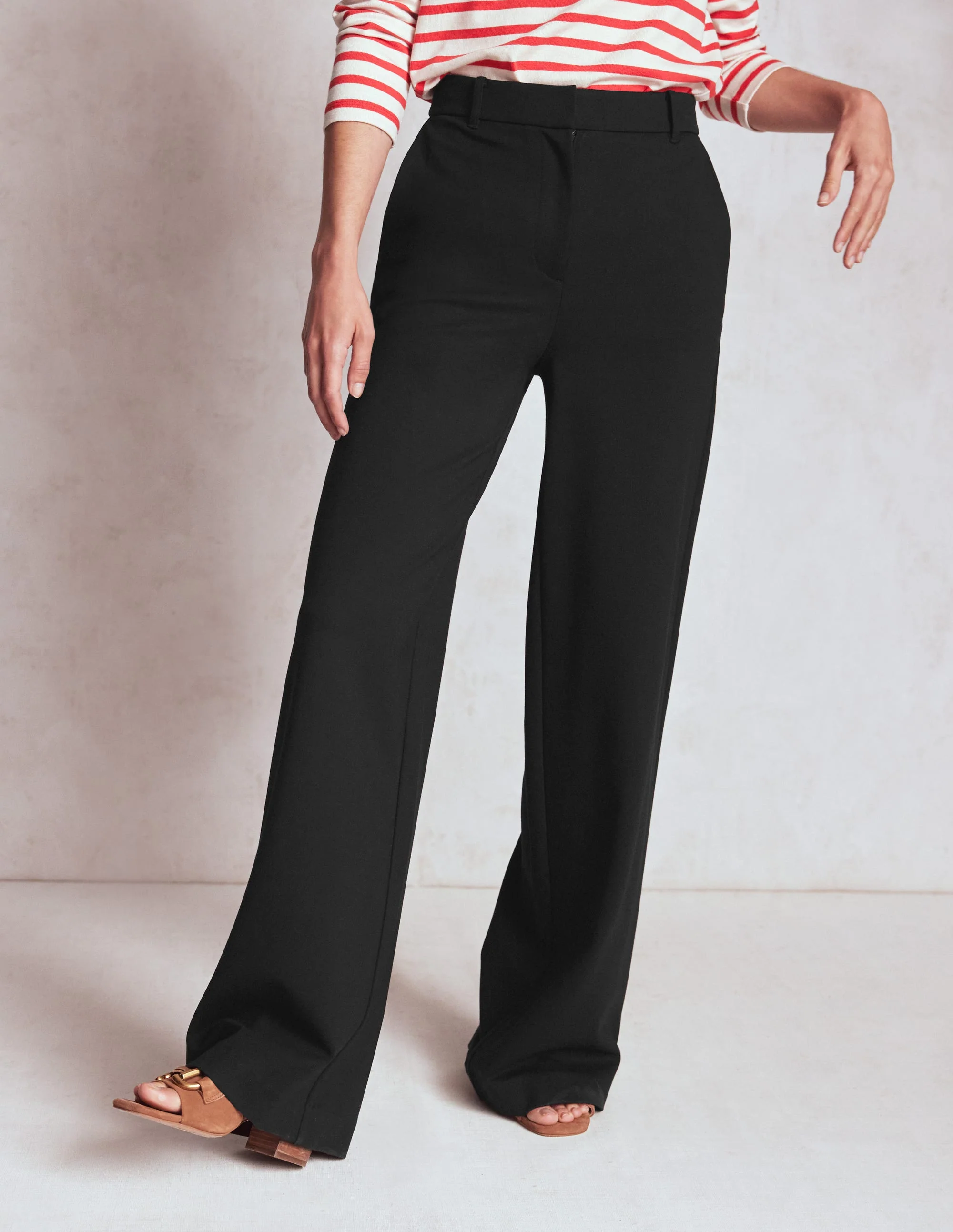 Belgravia Ponte Trousers-Black - Image 4