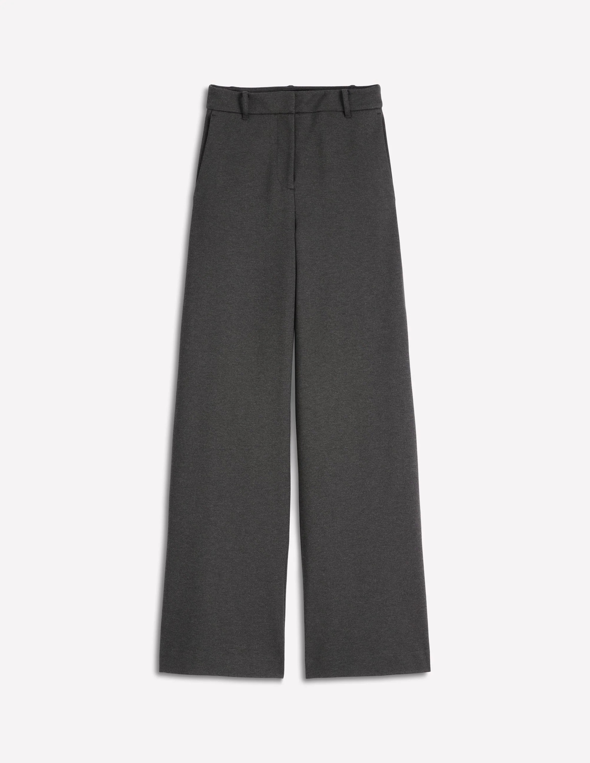 Belgravia Ponte Trousers-Charcoal - Image 5