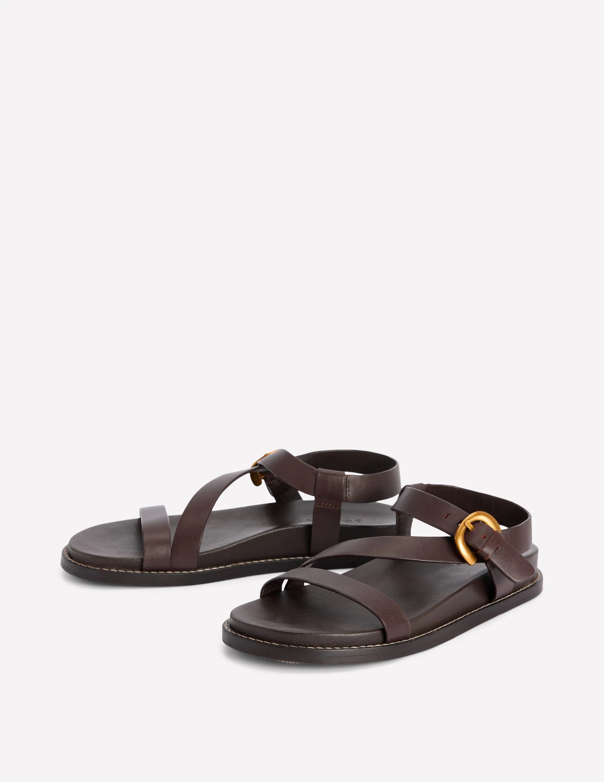Chunky Asymmetric Sandal-Chocolate - Image 4