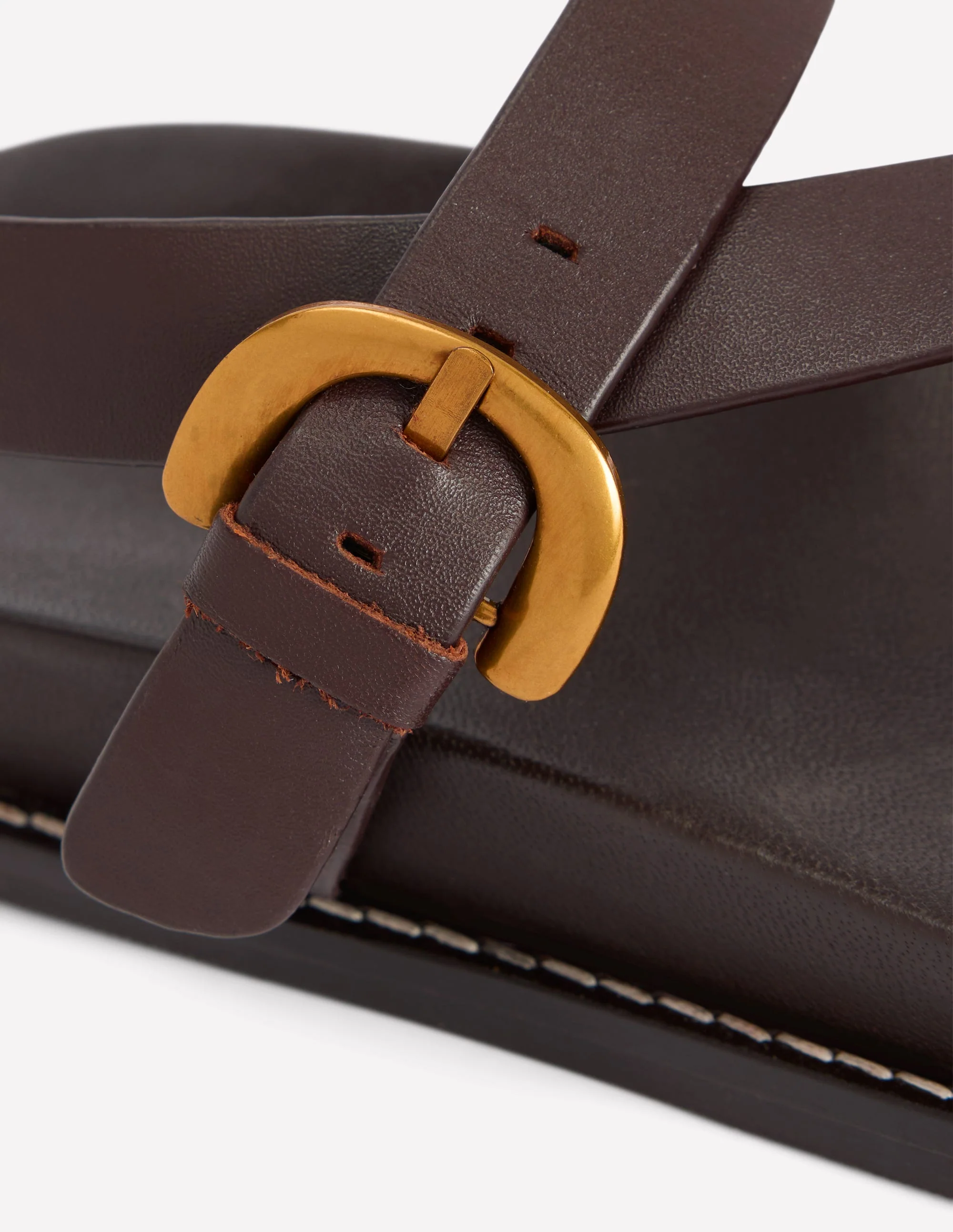 Chunky Asymmetric Sandal-Chocolate - Image 5