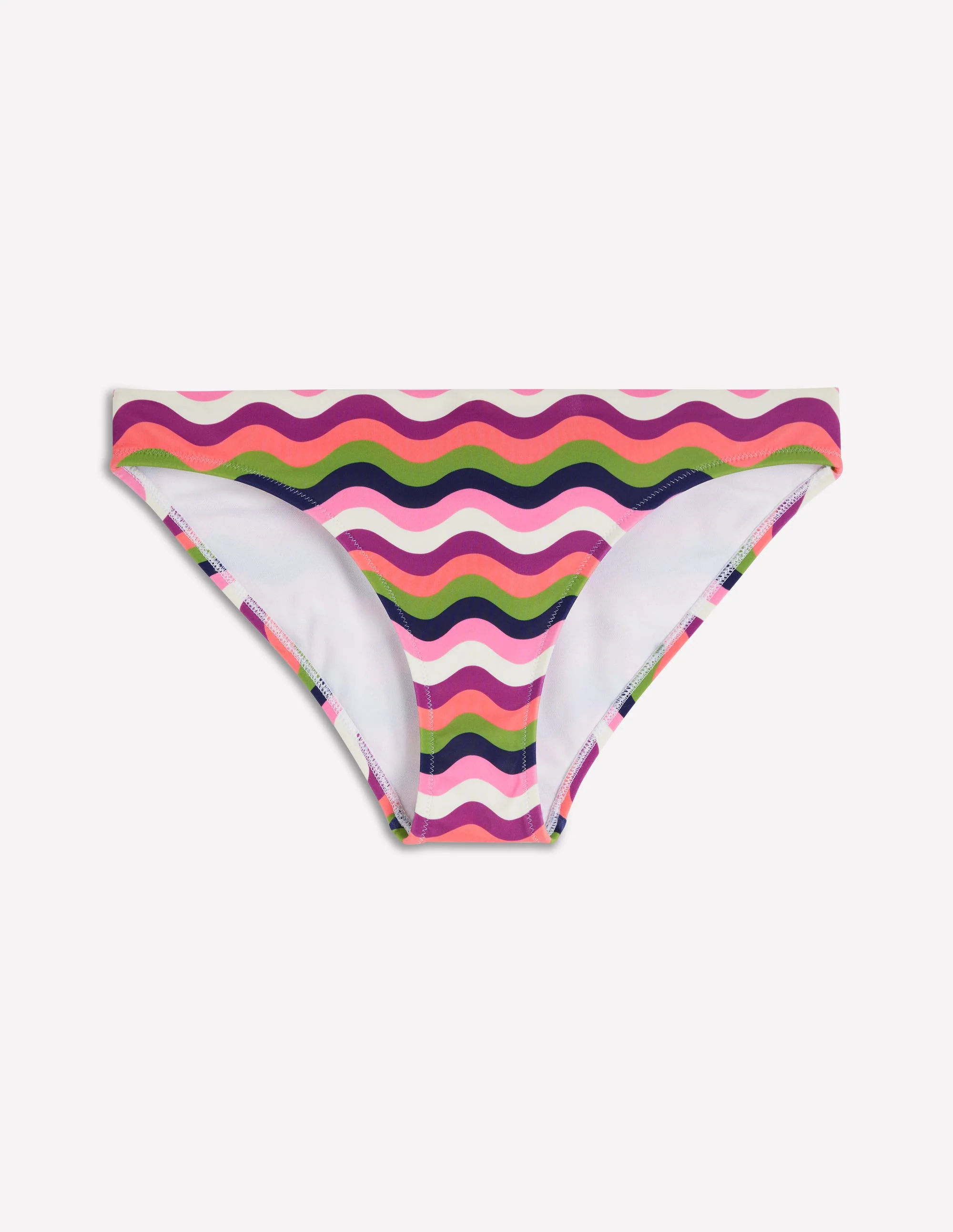 Classic Bikini Bottoms-Multi, Wavy Stripe - Image 6