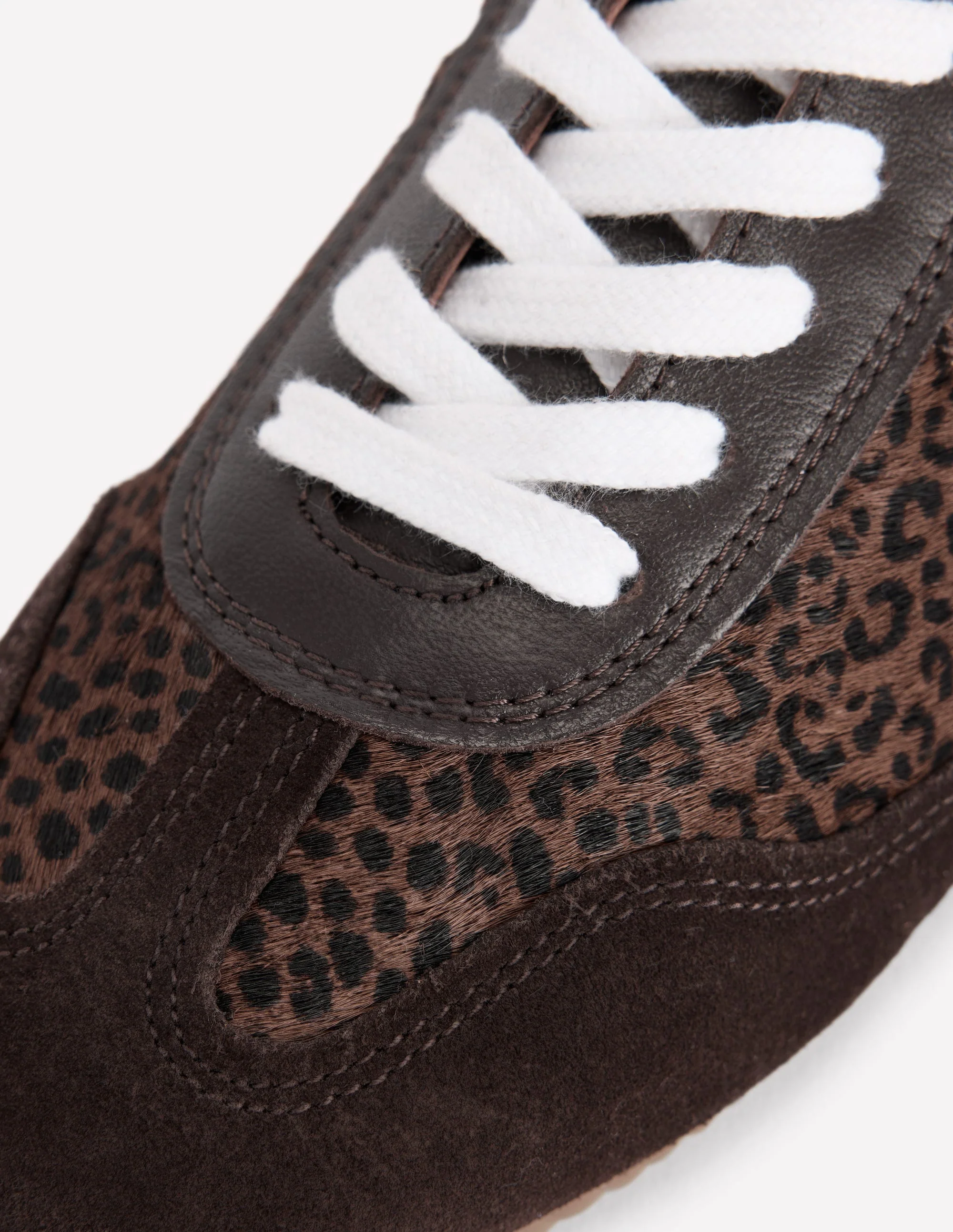 Delphine Slim Sole Trainers-Leopard - Image 6