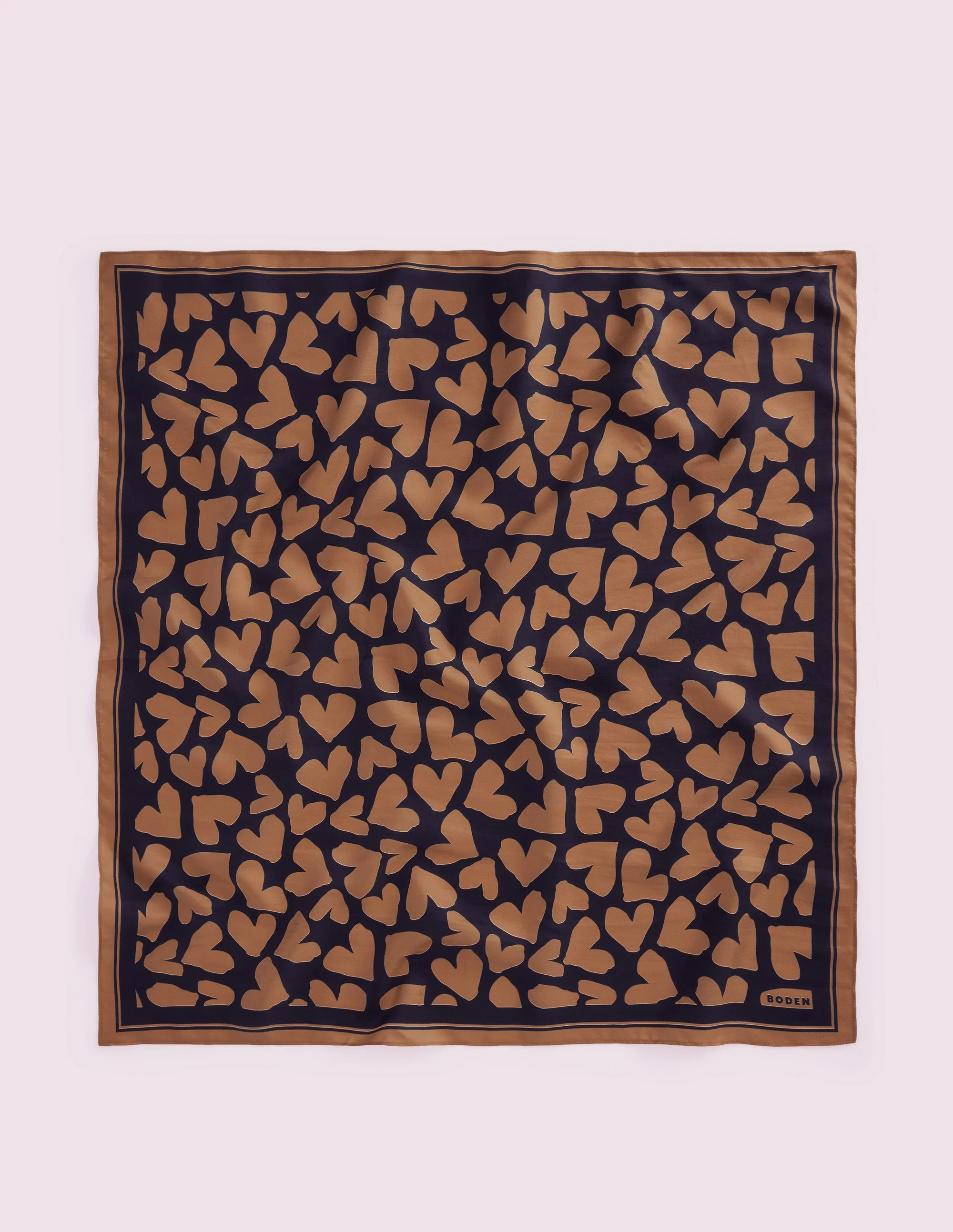 Elisabeth Silk Square Scarf-Heart Scatter - Image 4