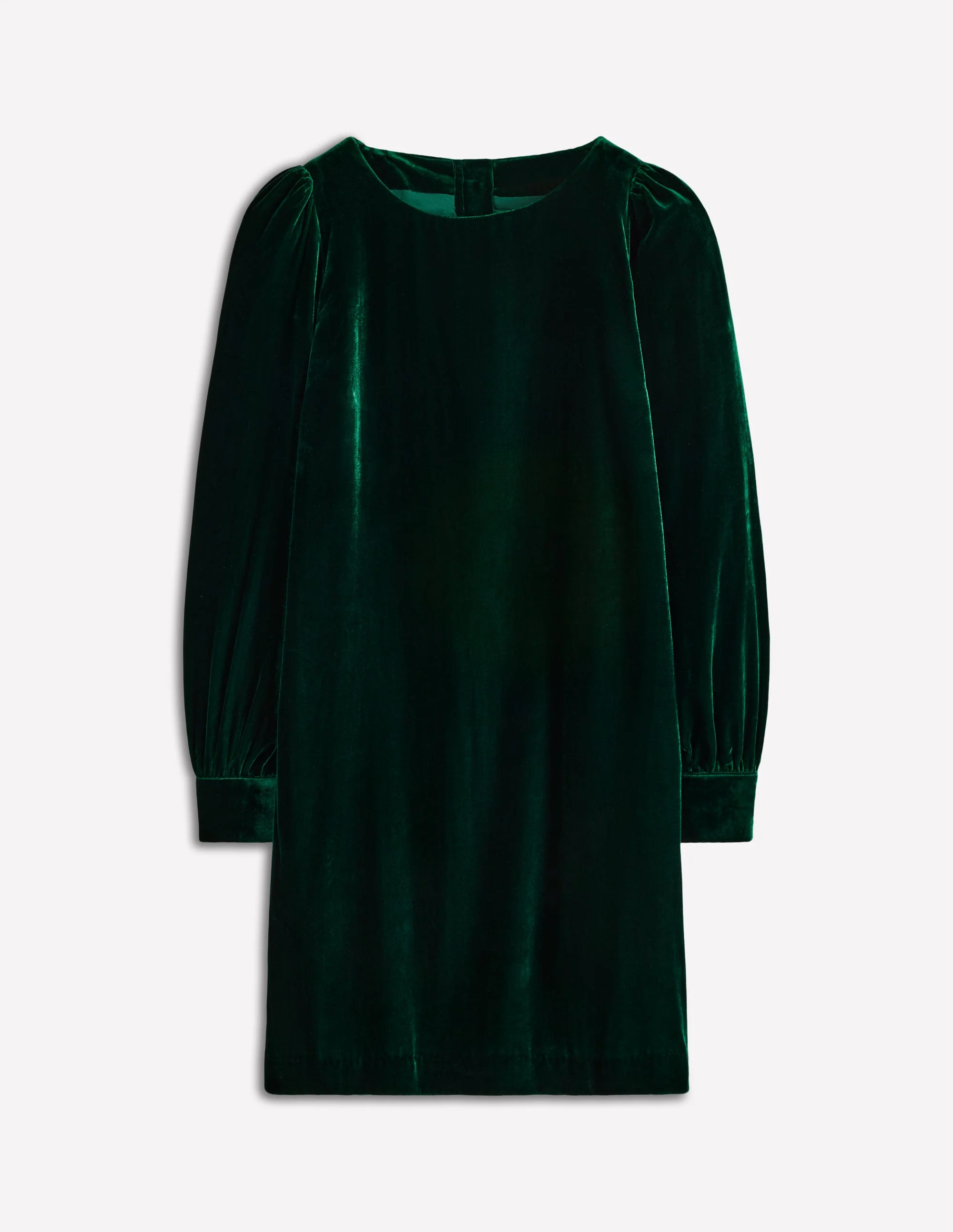 Estella Velvet Shift Dress-Emerald Night - Image 7
