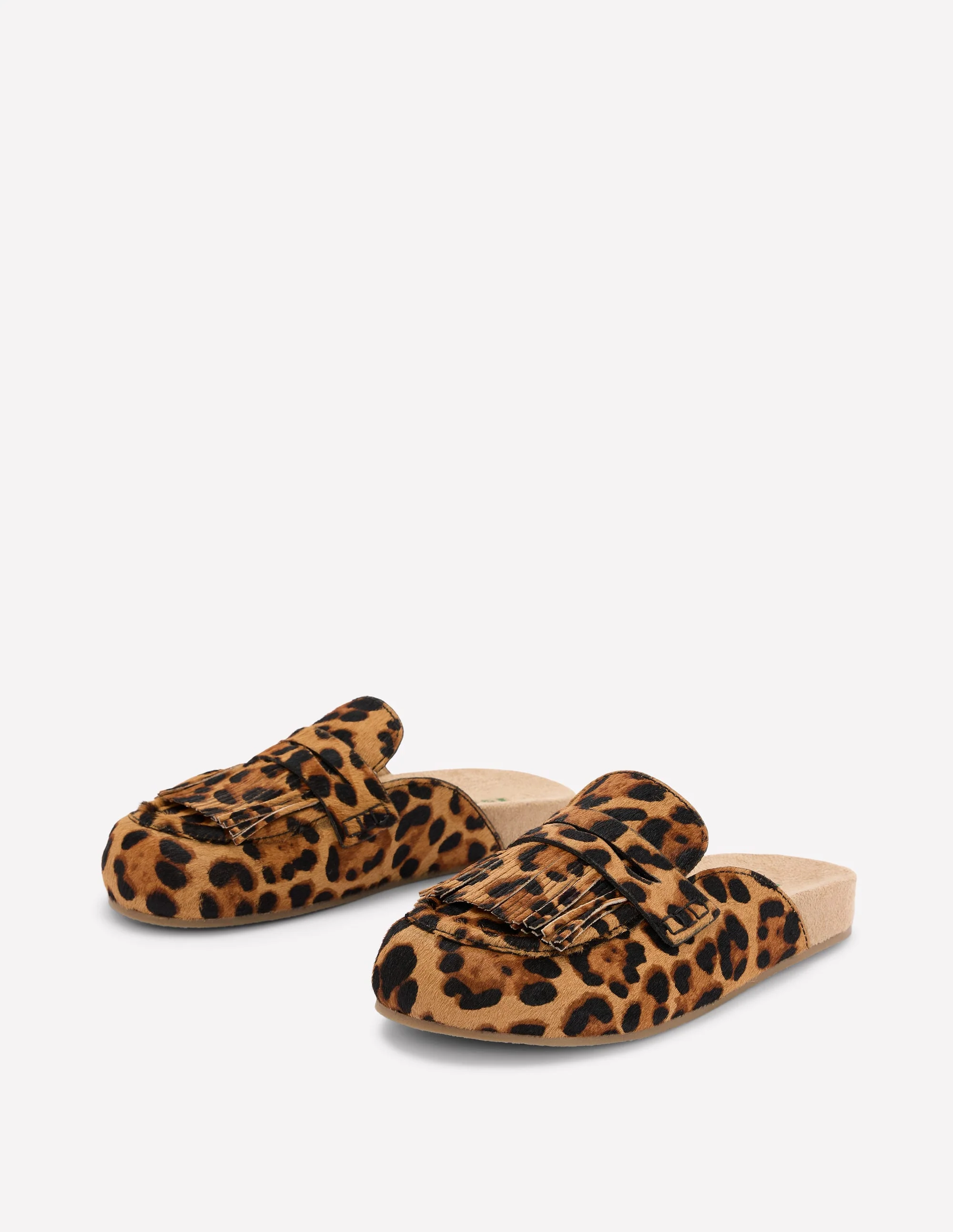 Etta Ghillie Mule Clogs-Classic Leopard - Image 3