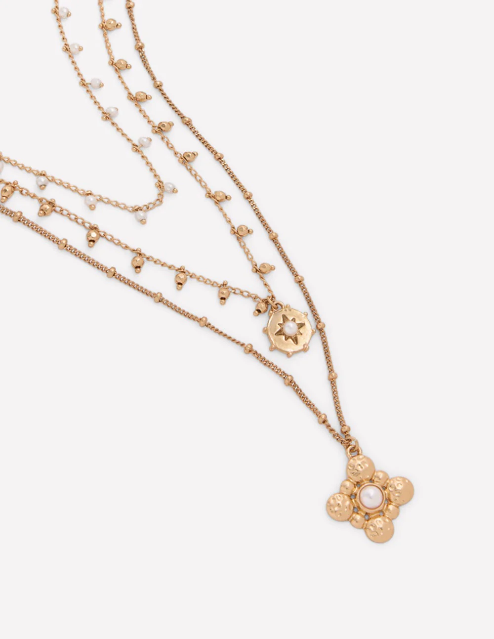 Layering Necklace-Gold Colour - Image 3