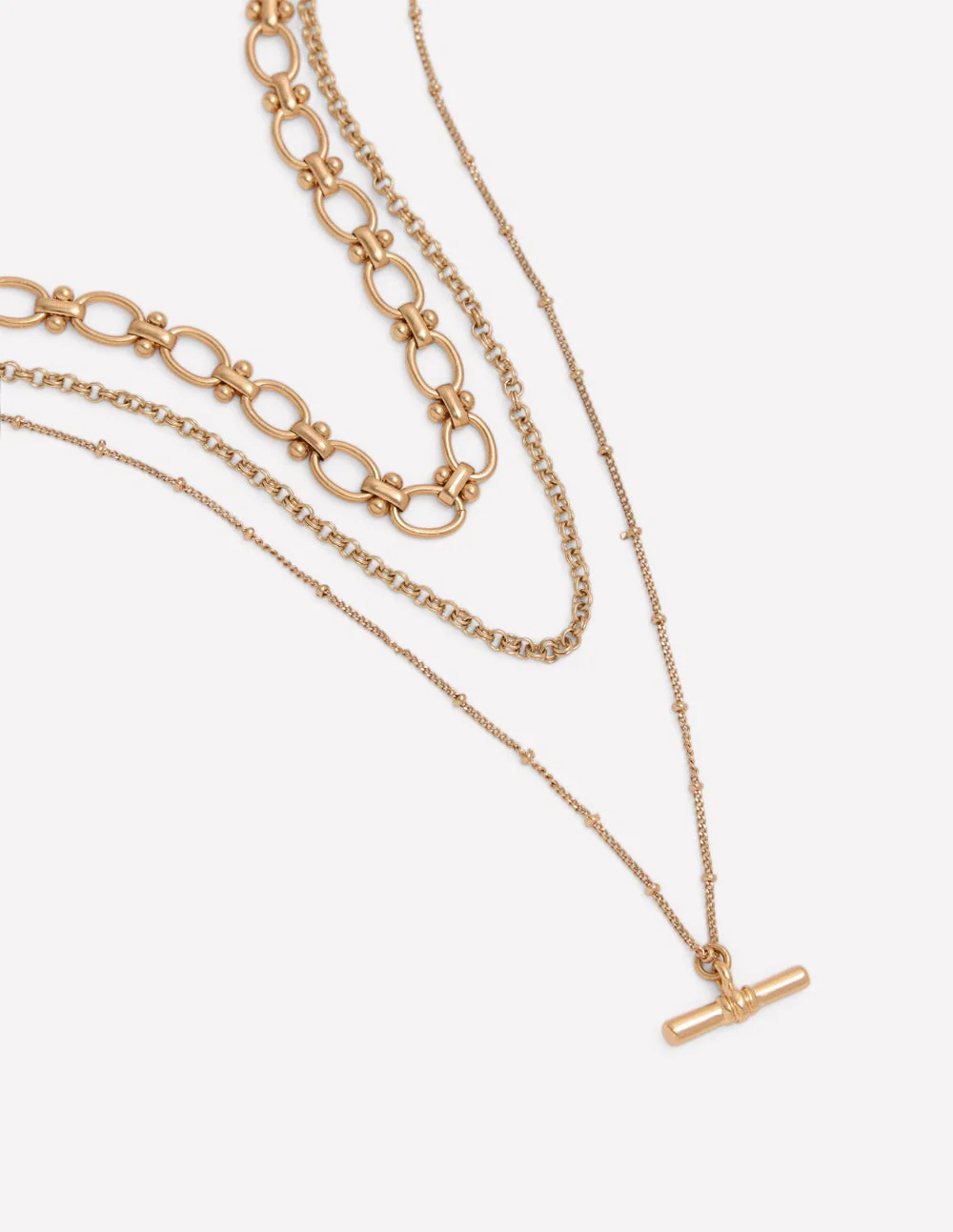 Layering Necklace-Gold Colour - Image 3