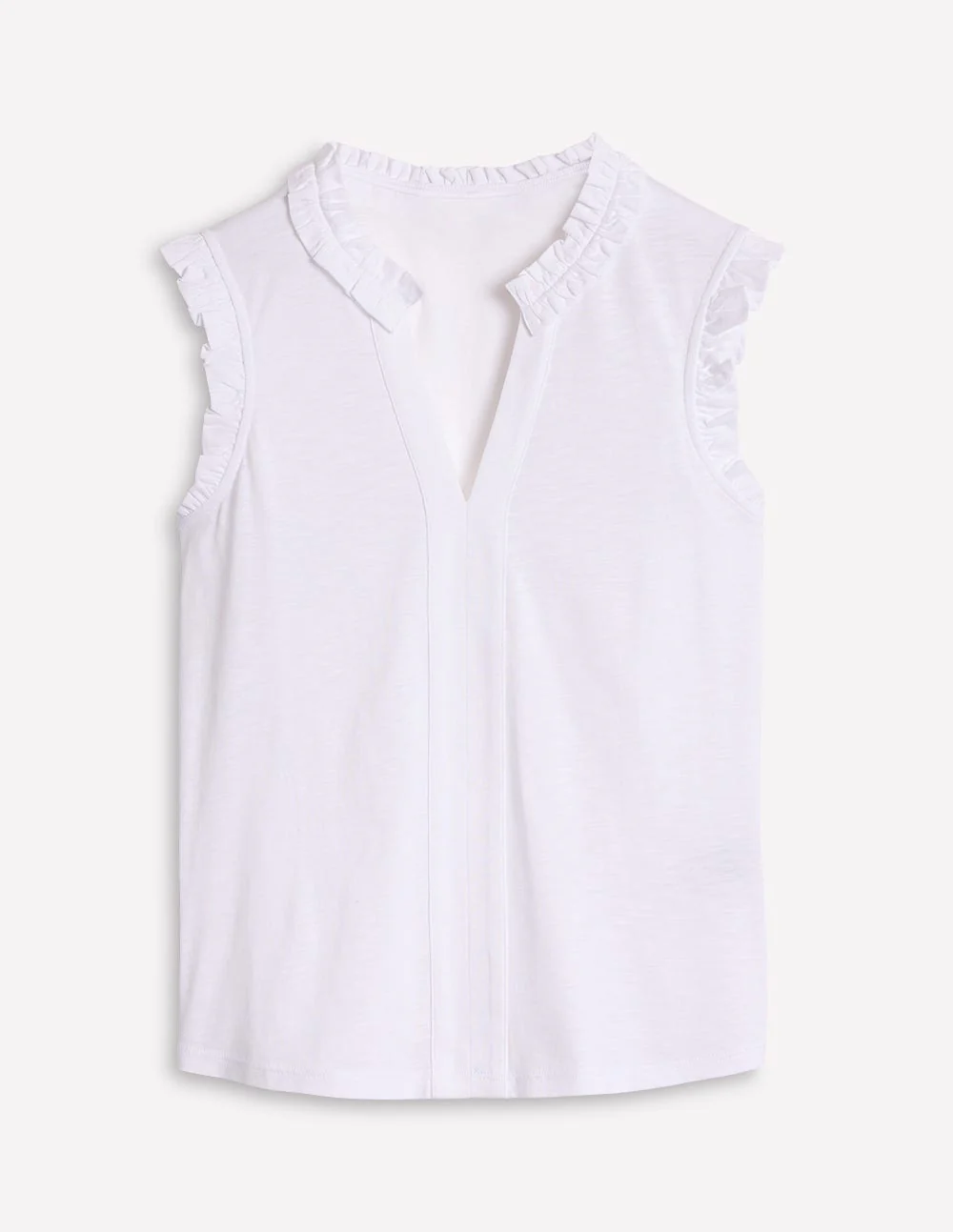 Lola Sleeveless Top-White - Image 6
