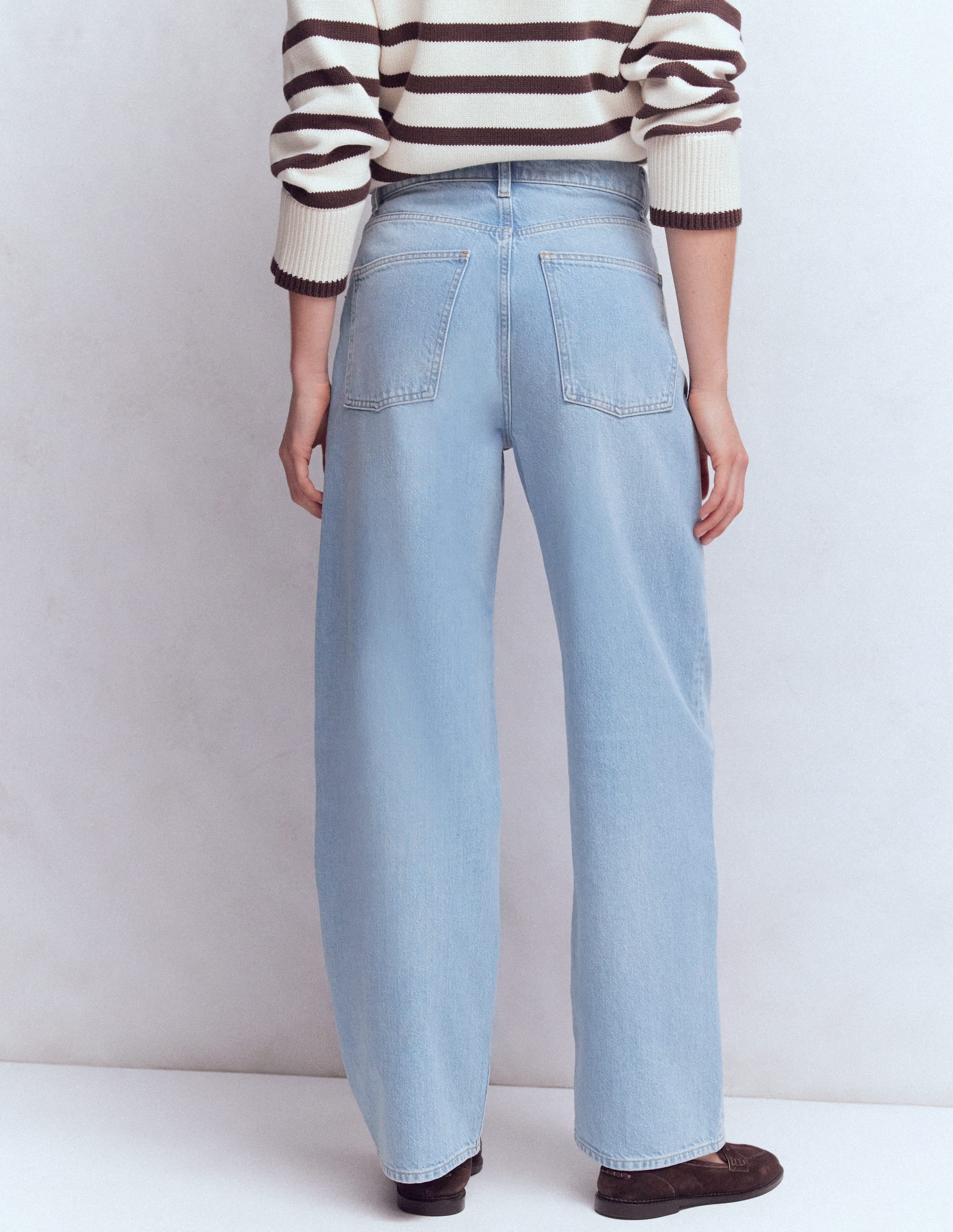 Mid Rise Relaxed Leg Jeans-Authentic Vintage - Image 3