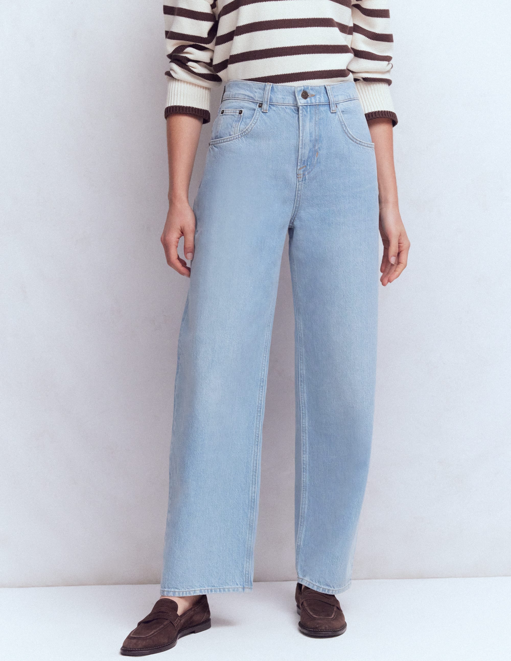 Mid Rise Relaxed Leg Jeans-Authentic Vintage - Image 4