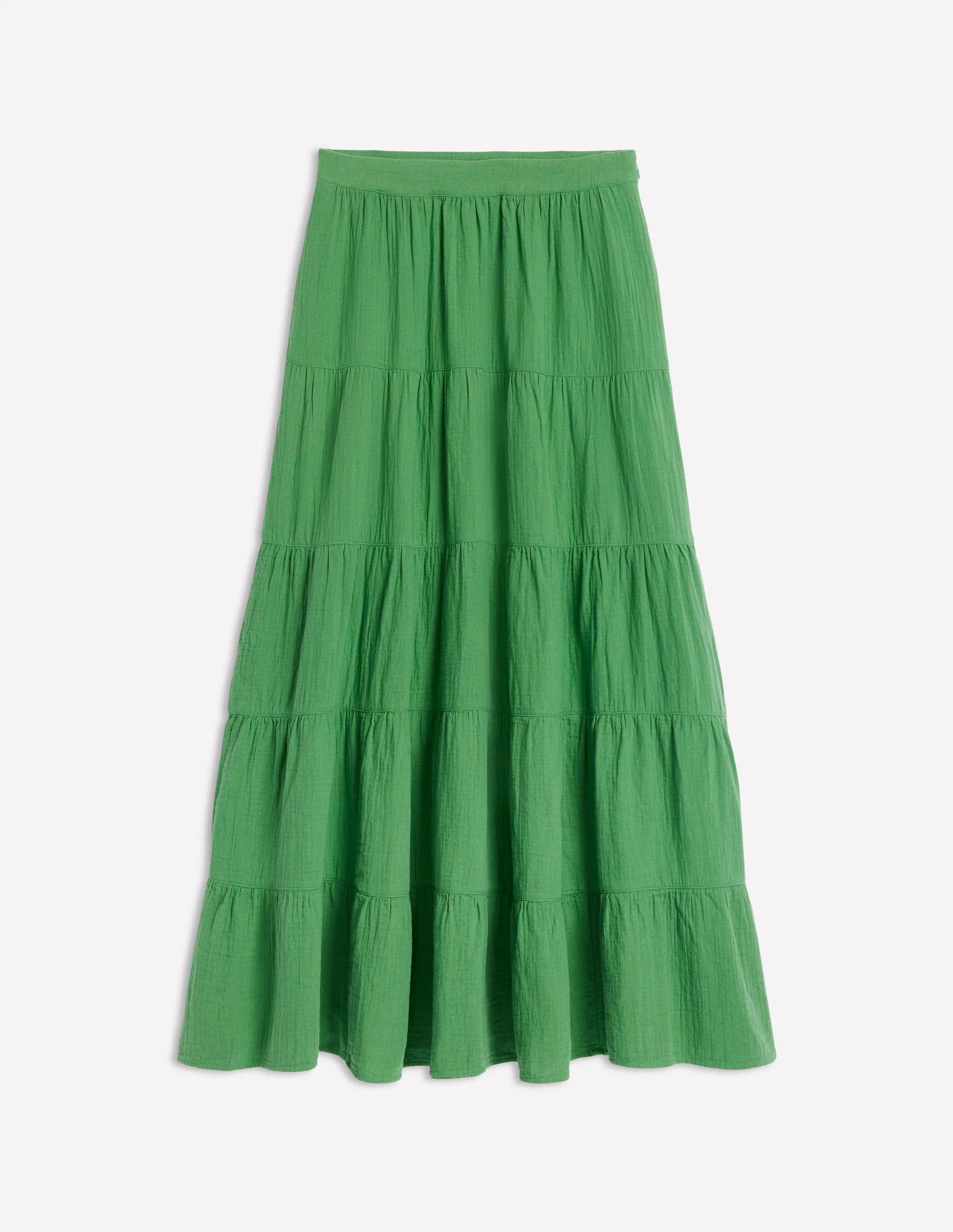 Nadia Double Cloth Maxi Skirt-Paradise Green - Image 5