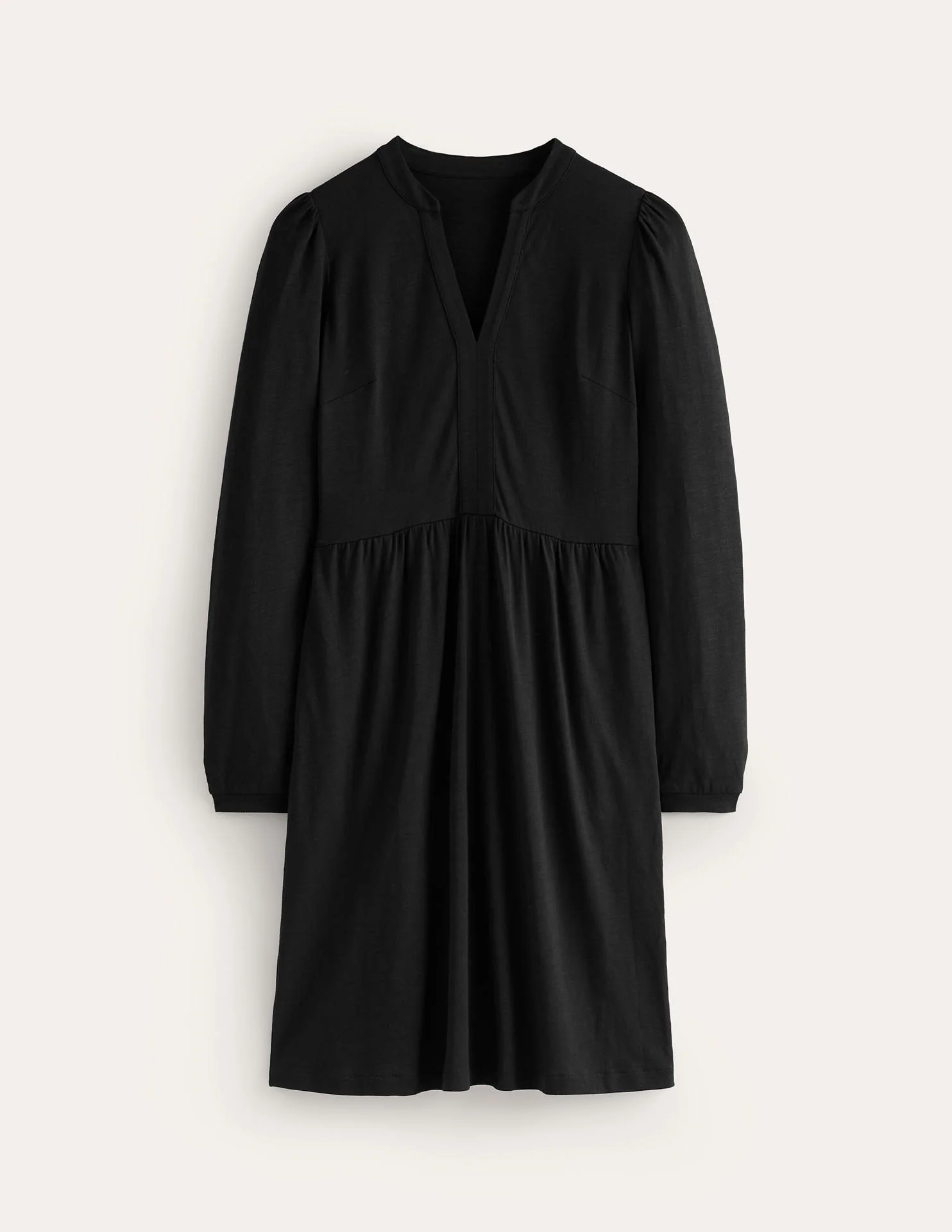 Naomi Relaxed Jersey Dress-Black - Image 5