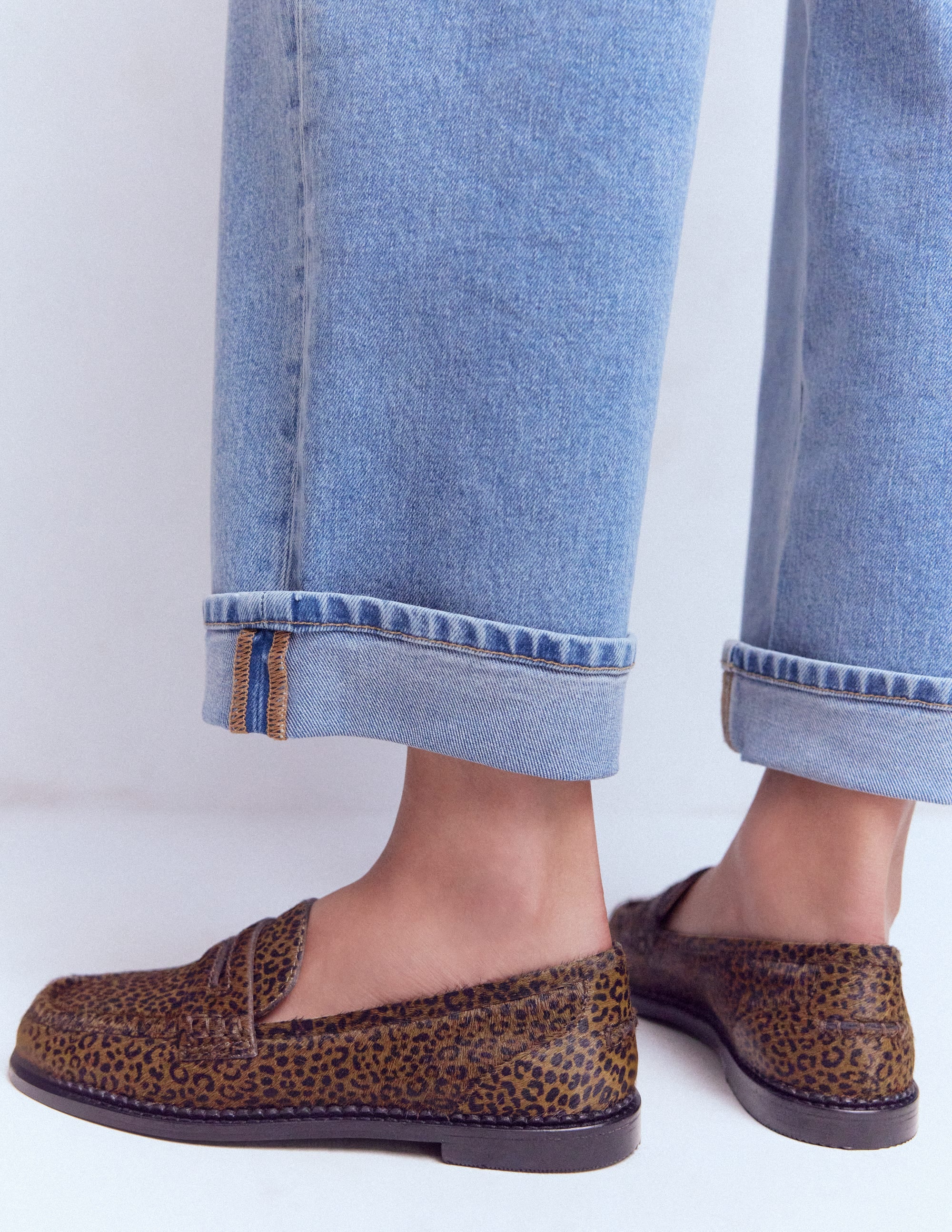 Nya Penny Loafers-Mini Leopard - Image 3
