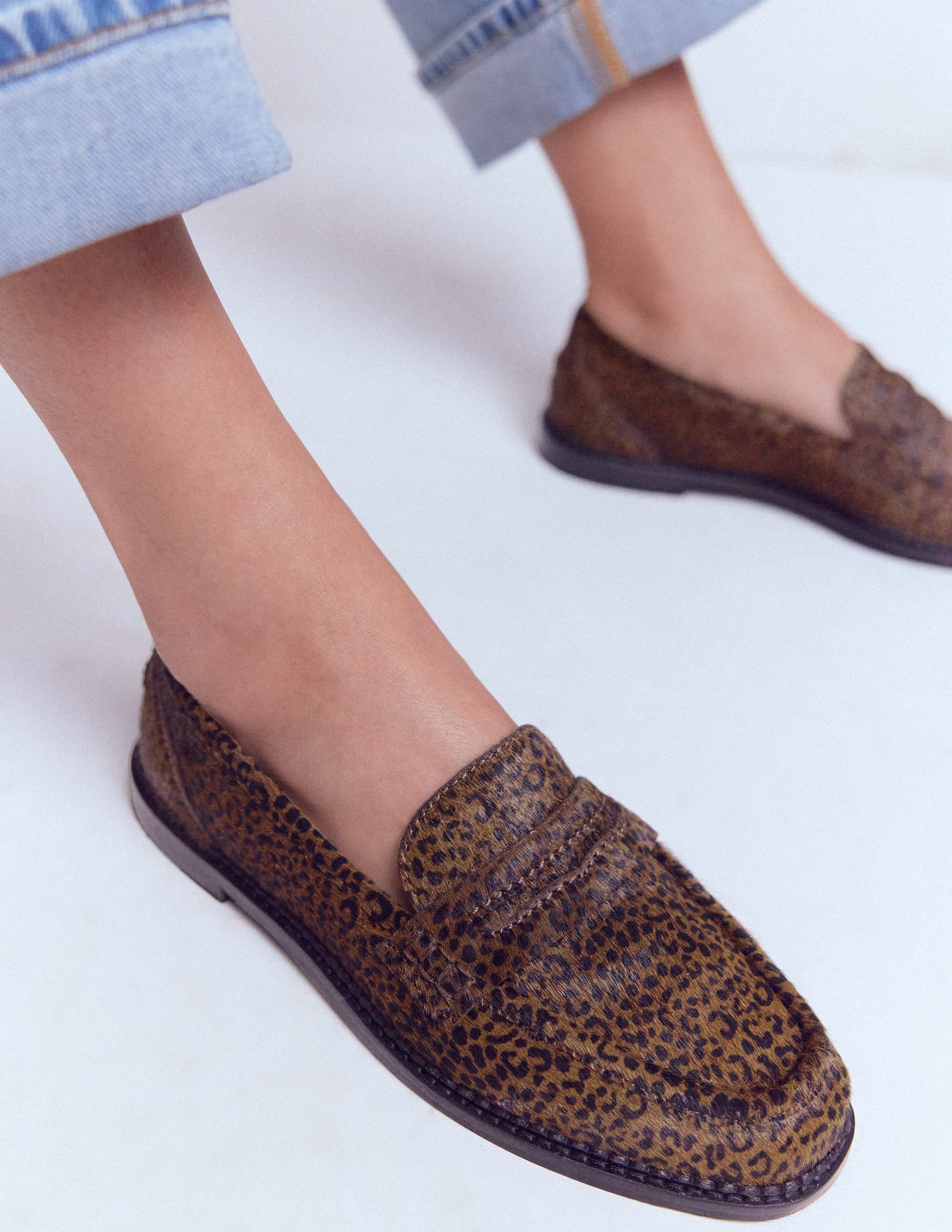 Nya Penny Loafers-Mini Leopard - Image 4