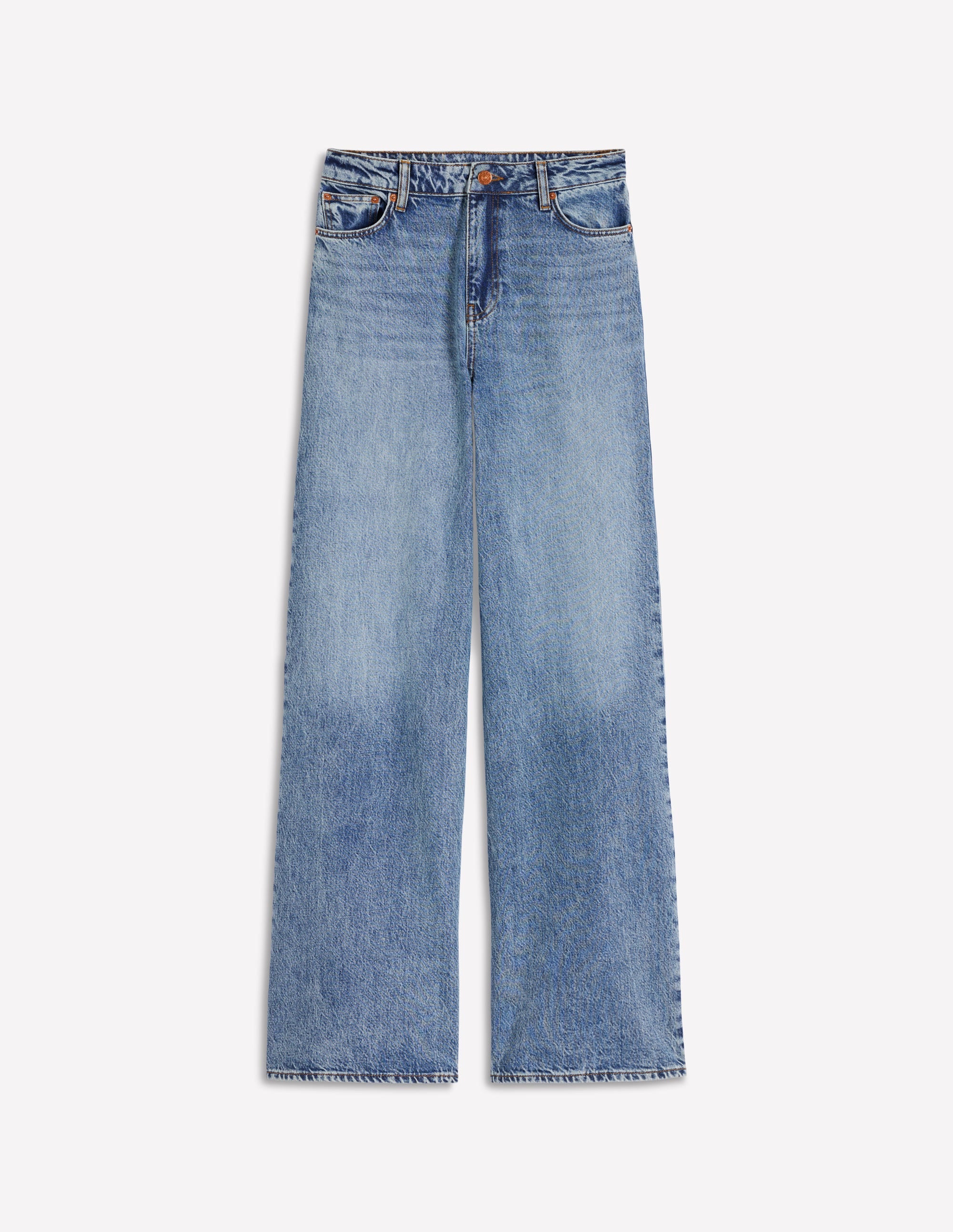 Relaxed Wide Leg  Jeans-Mid Vintage - Image 7