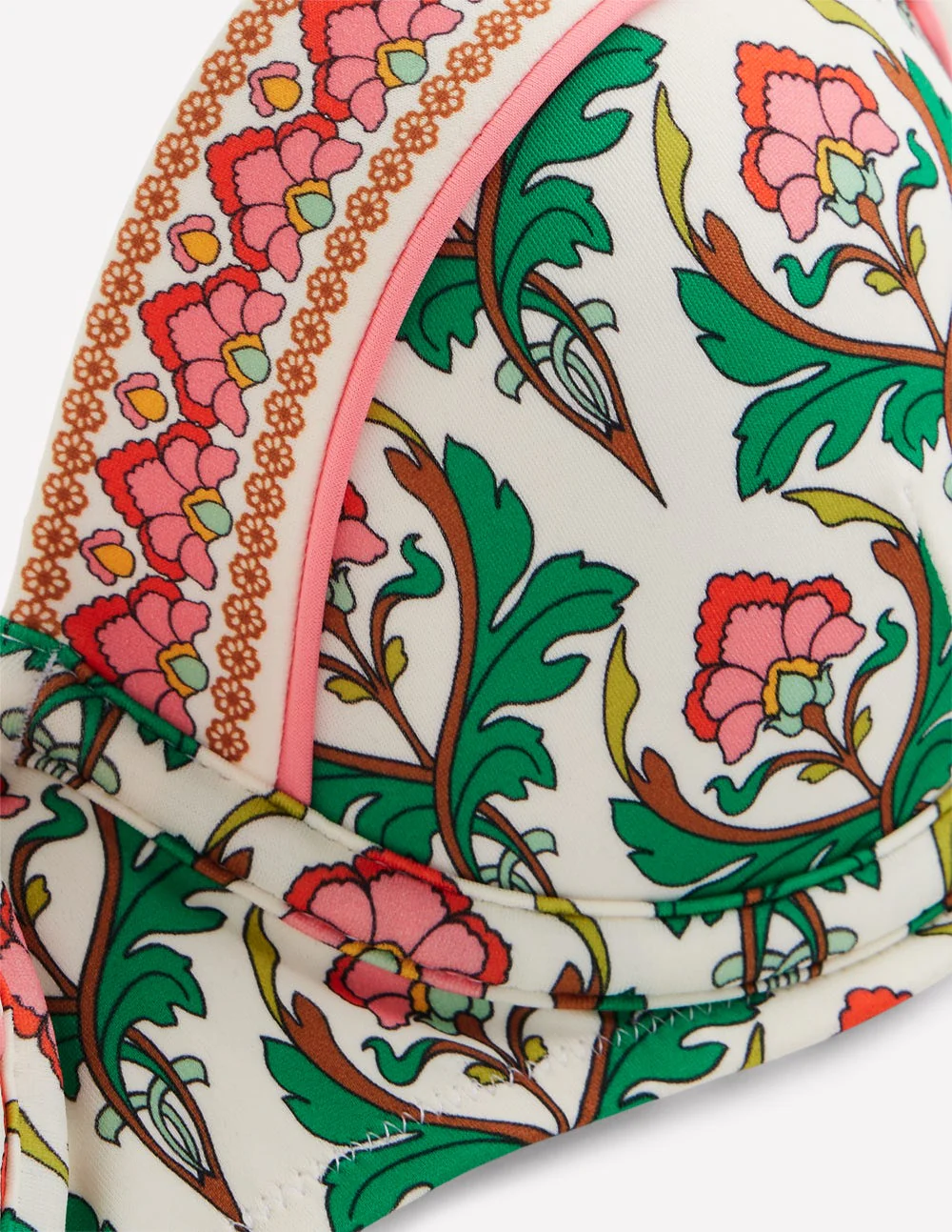 Rhodes Cup-Size Bikini Top-Multi, Ornamental Stamp - Image 8