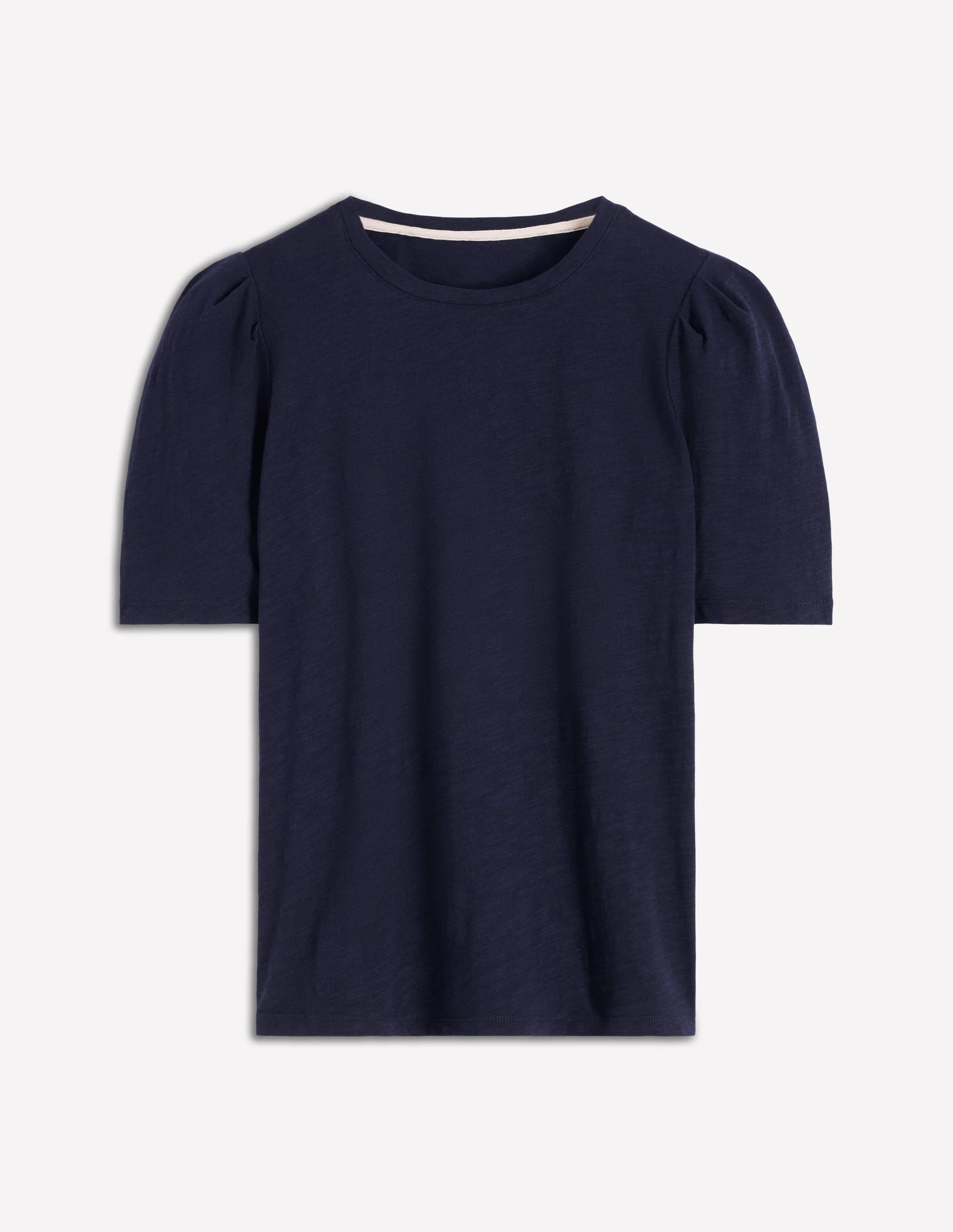 Sophie Puff Sleeve T-shirt-Navy - Image 5