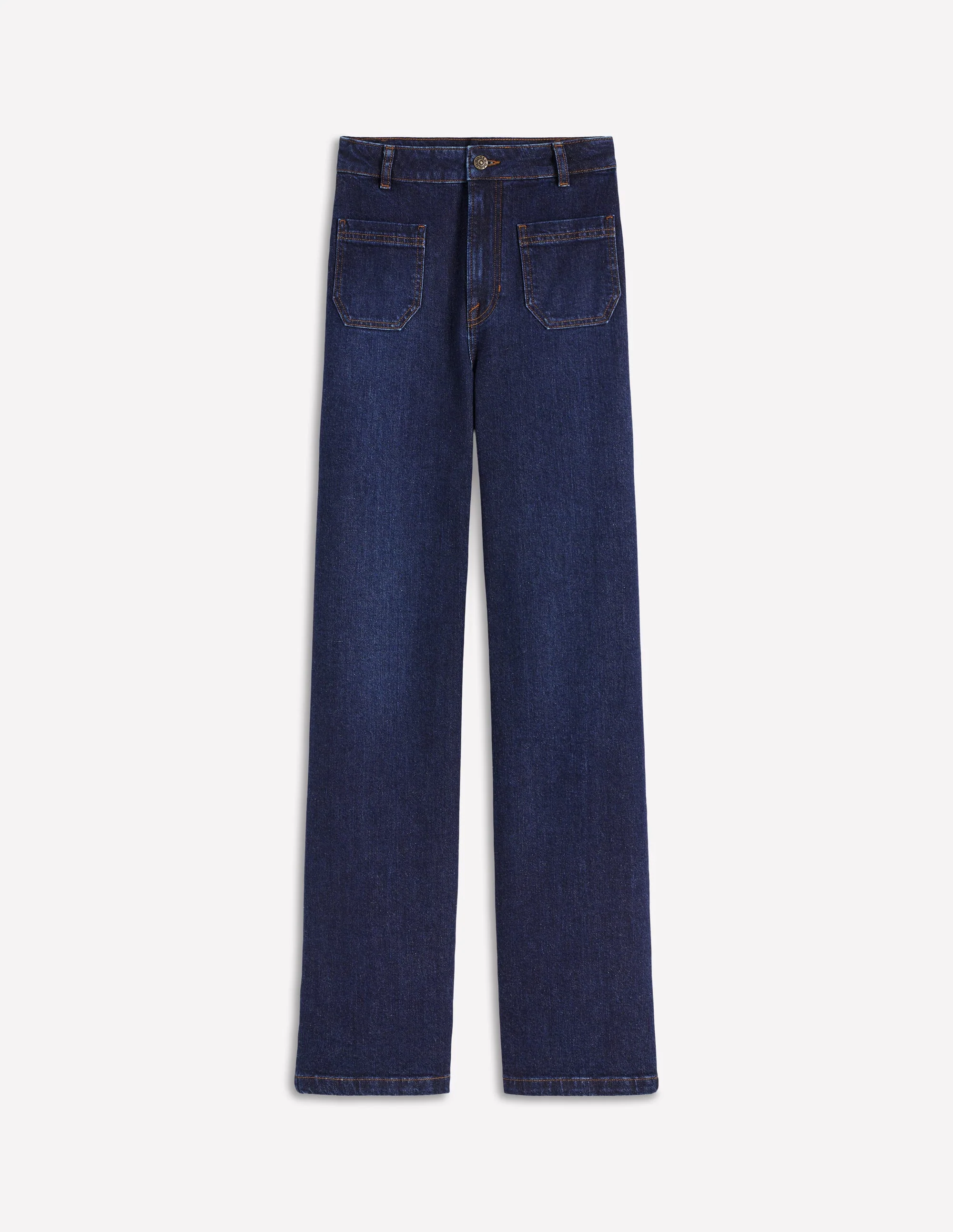 Straight Leg Pocket Jeans-Dark Vintage - Image 6