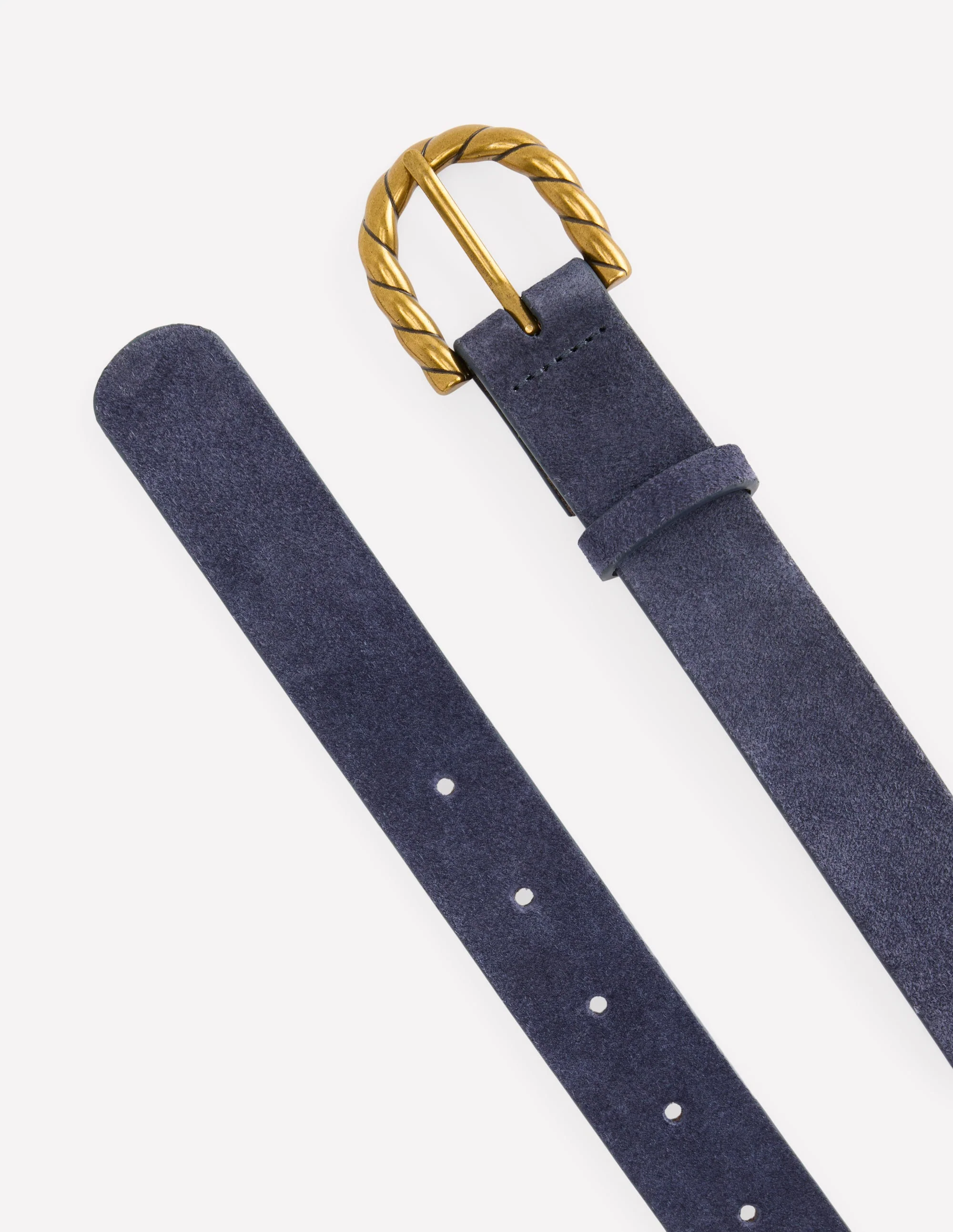 Twist Buckle Belt-Navy - Image 3